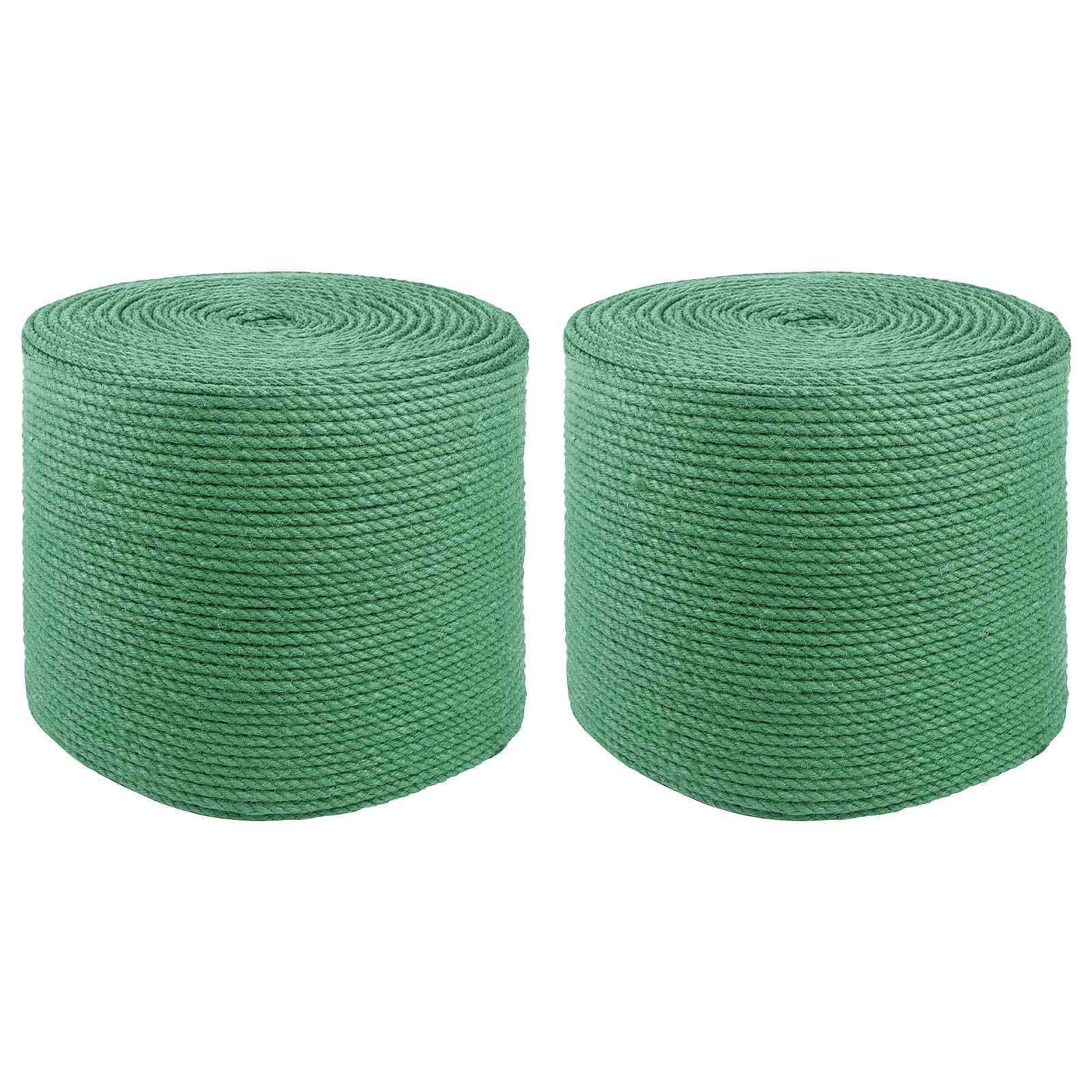 2 stk. 2 mm Grün 100% Tossa Jute