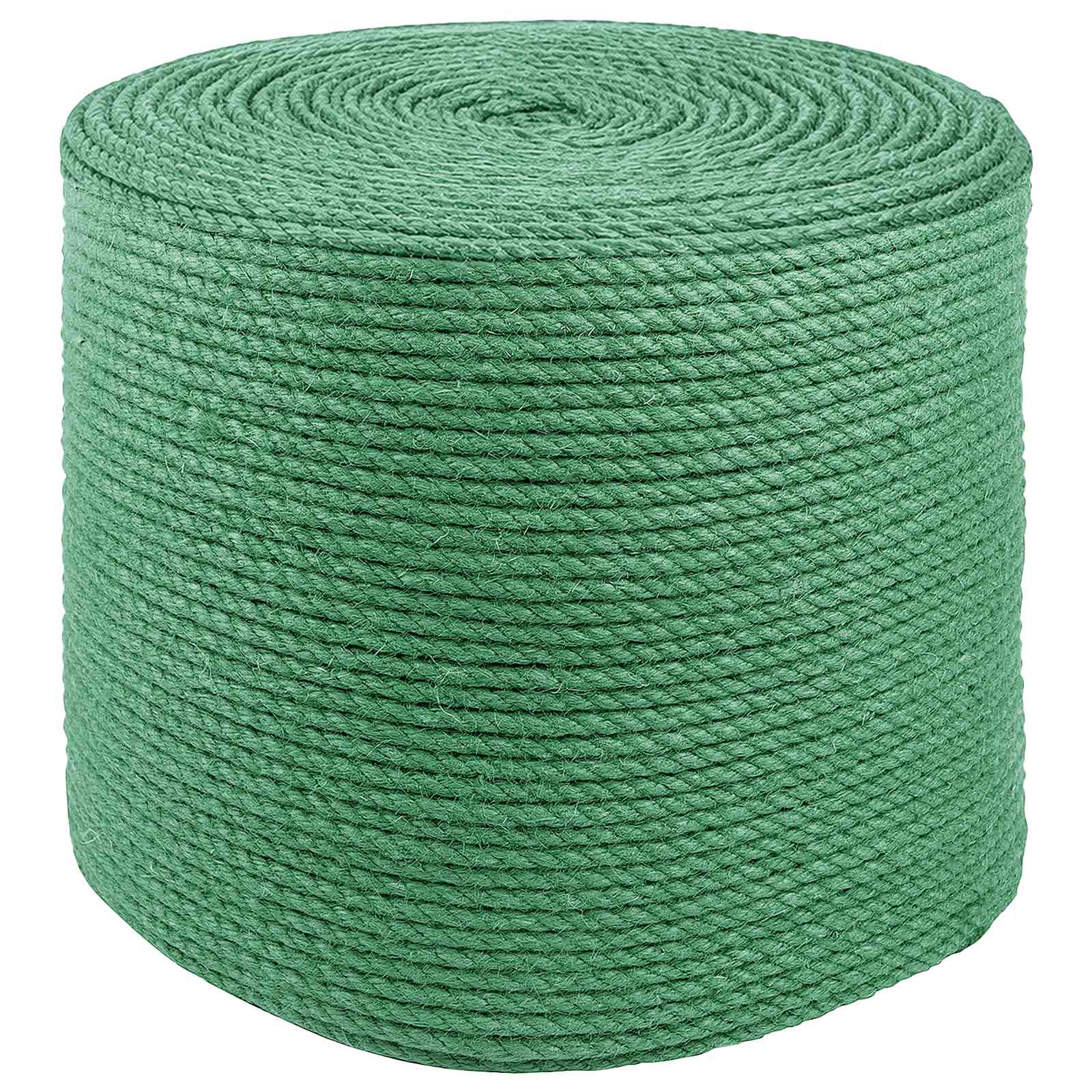 Juteseil 8 mm Grün 100% Tossa Jute