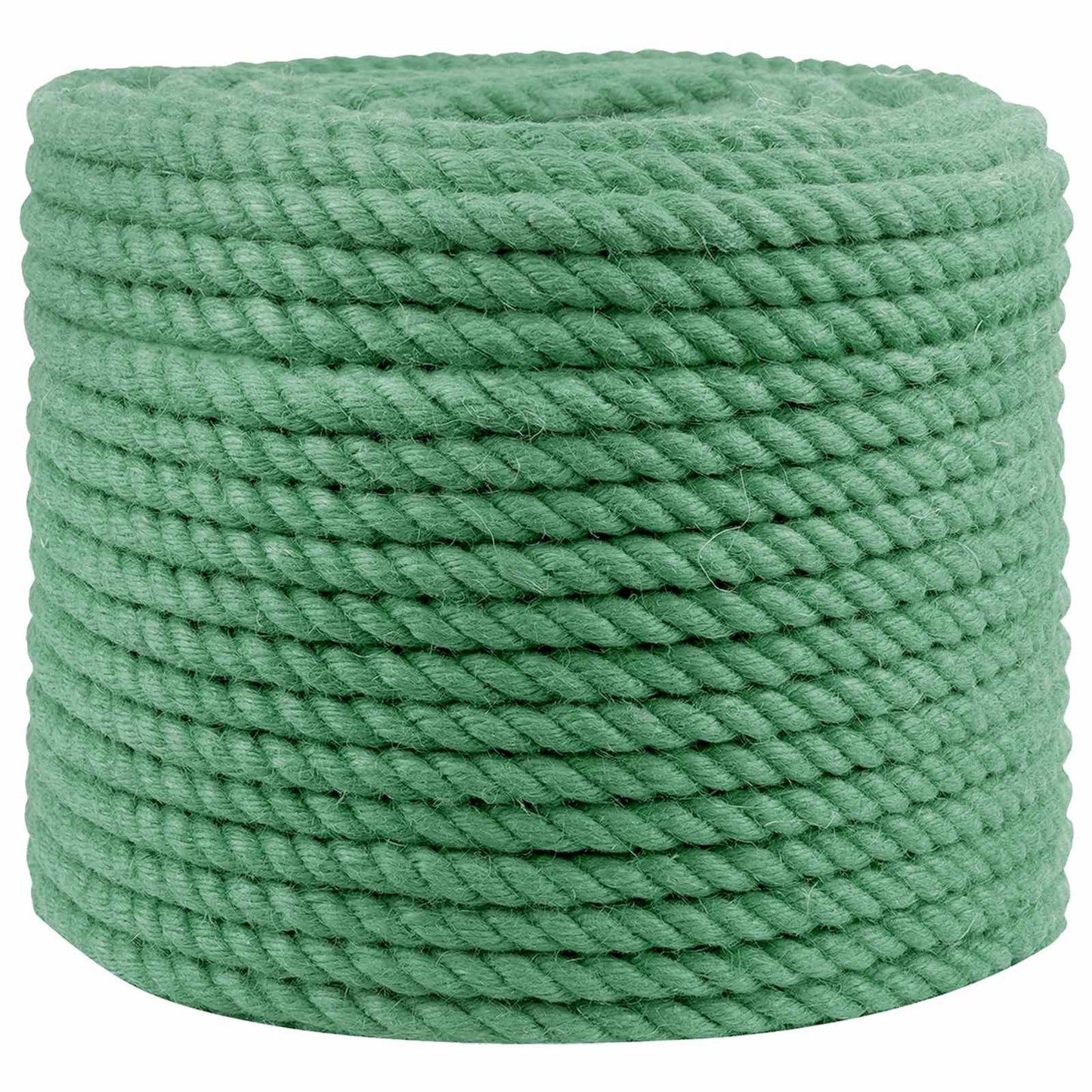 Juteseil 10 mm Grün 100% Tossa Jute