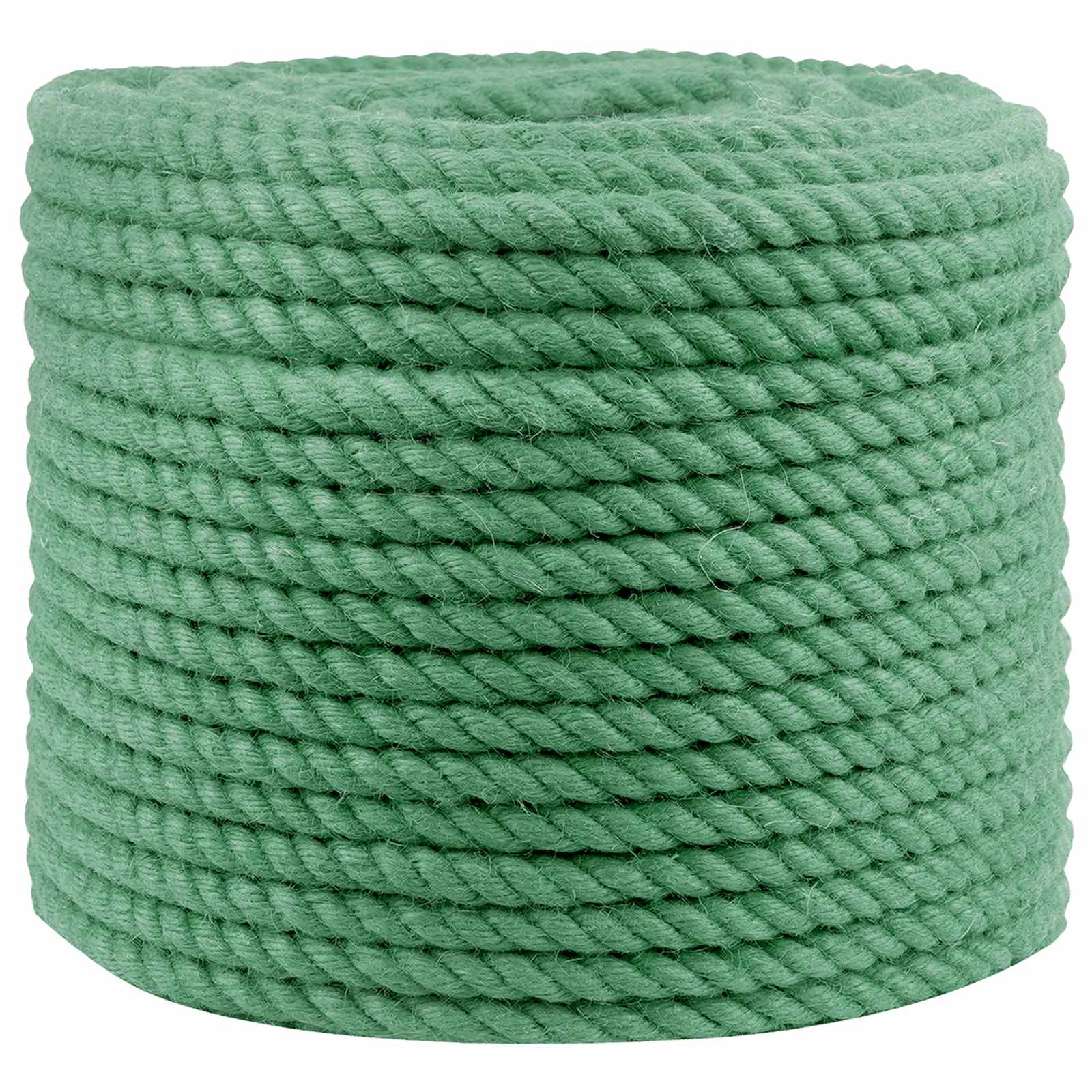 Juteseil 10 mm Grün 100% Tossa Jute