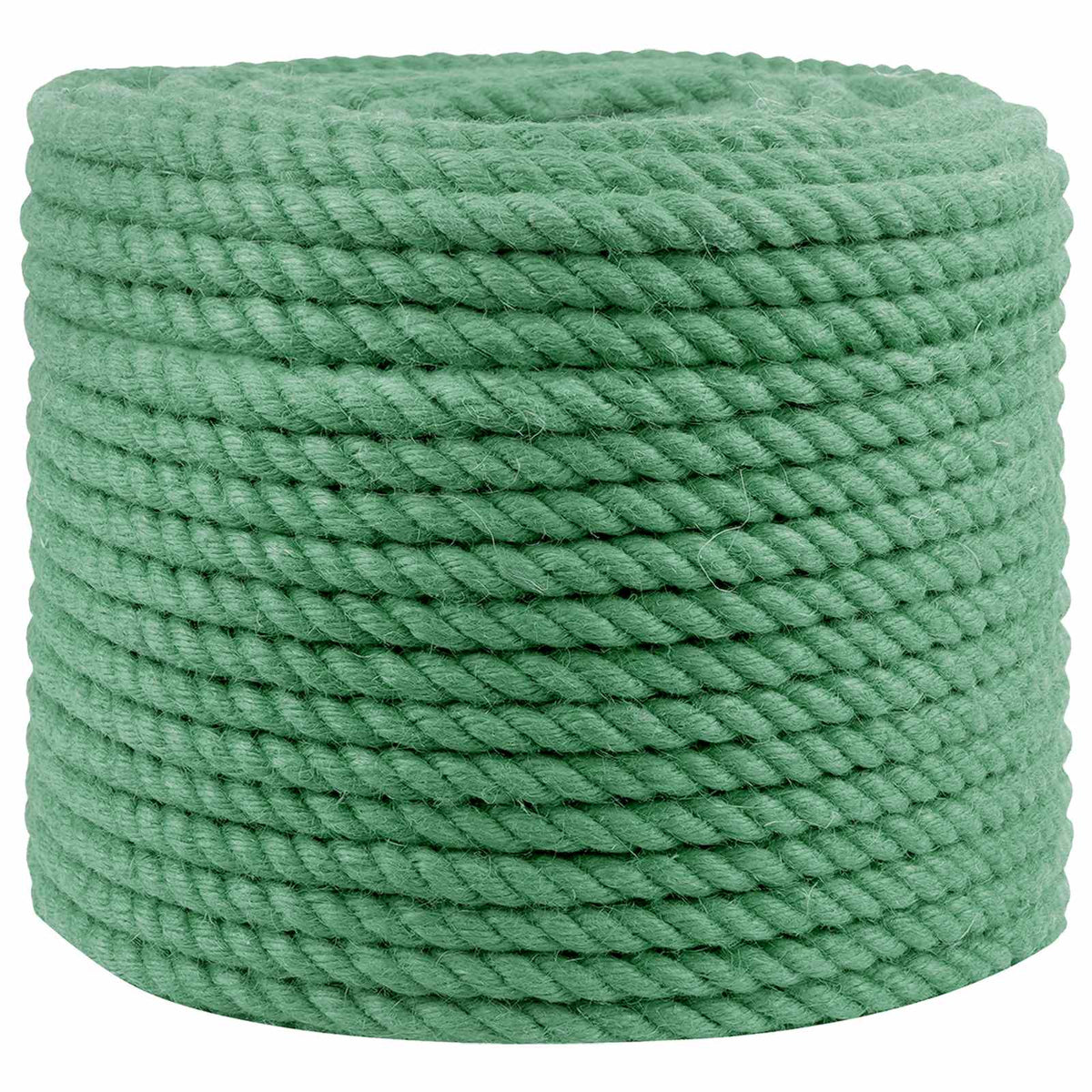 Juteseil 10 mm Grün 100% Tossa Jute