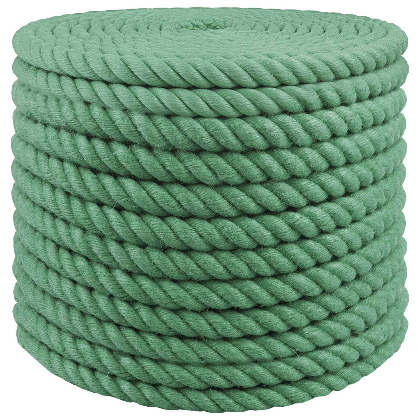 Juteseil 20 mm Grün 100% Tossa Jute