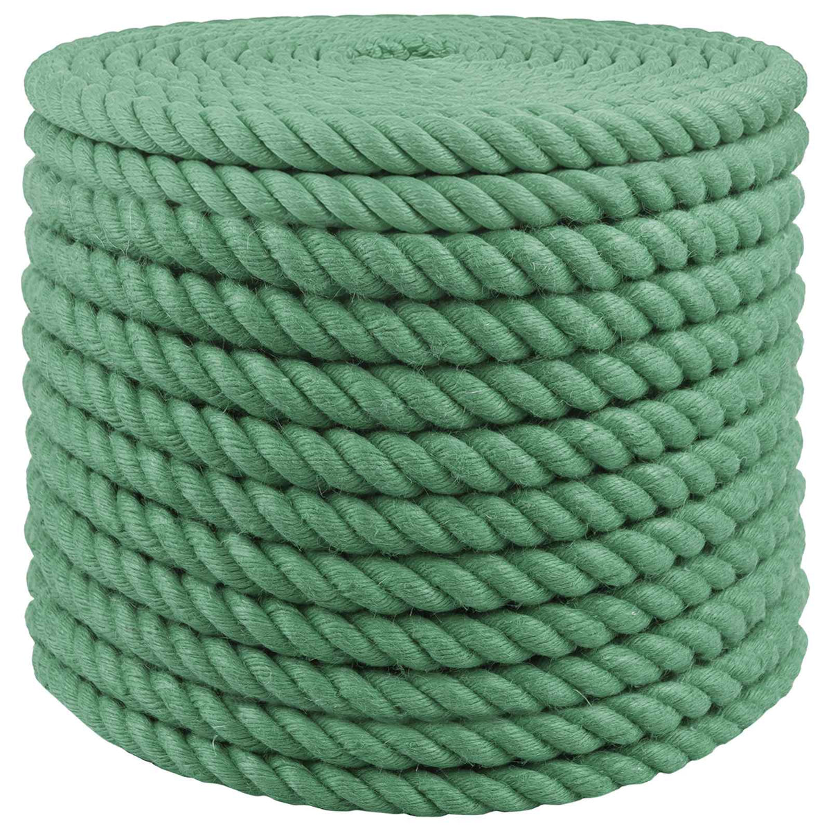 Juteseil 20 mm Grün 100% Tossa Jute