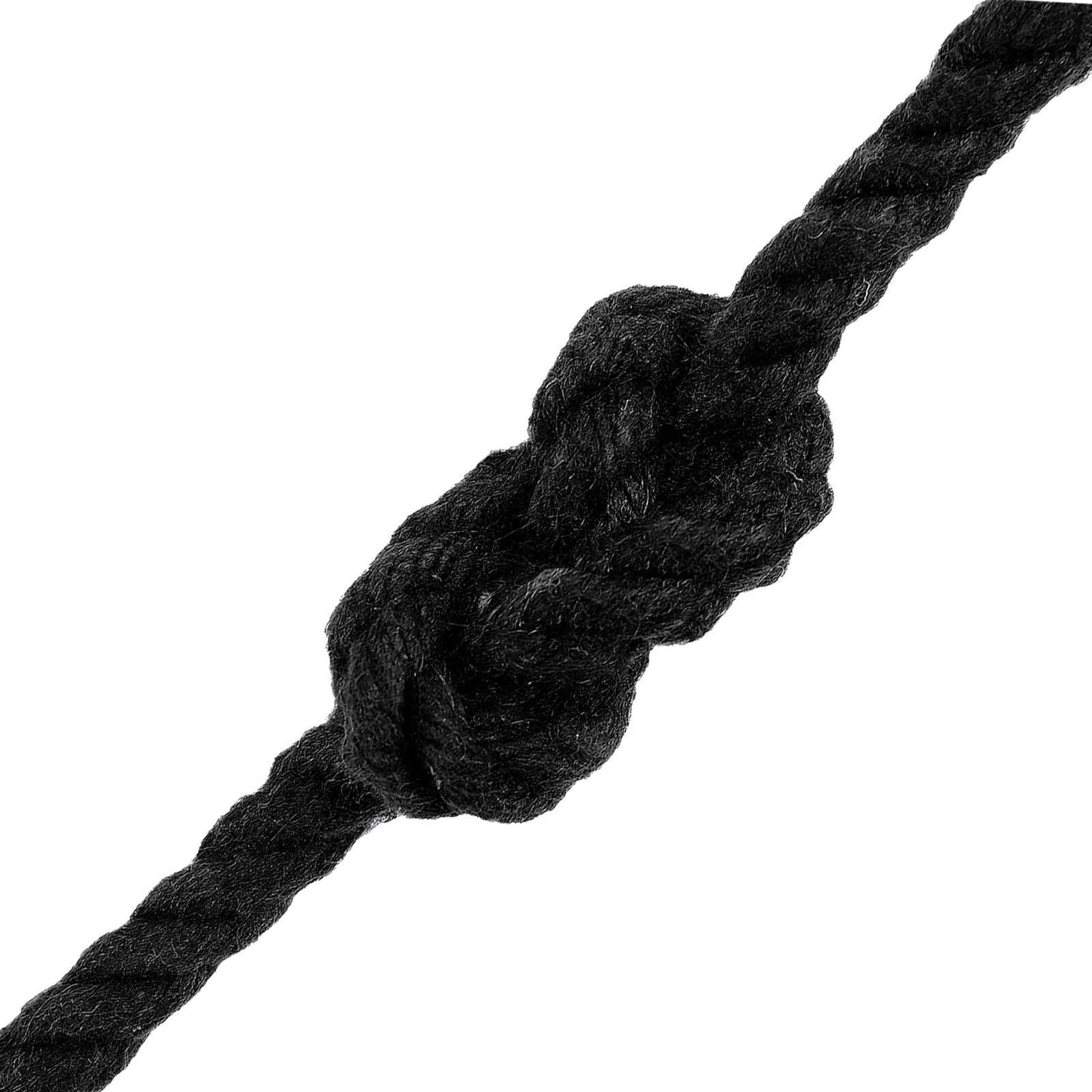 Baumwollzwirn 2 stk. 2 mm 100 m Schwarz 100% Baumwolle