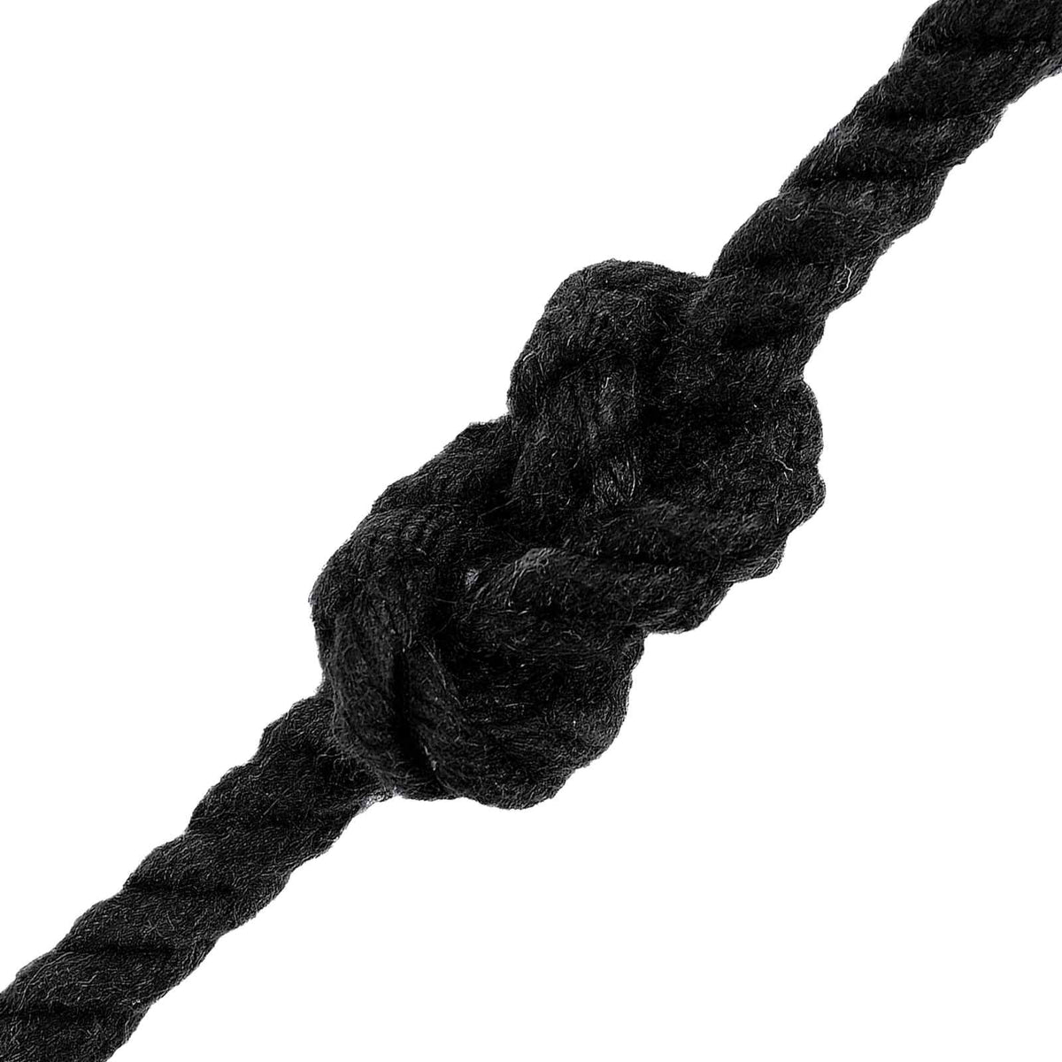 Baumwollzwirn 4 mm 100 m Schwarz 100% Baumwolle