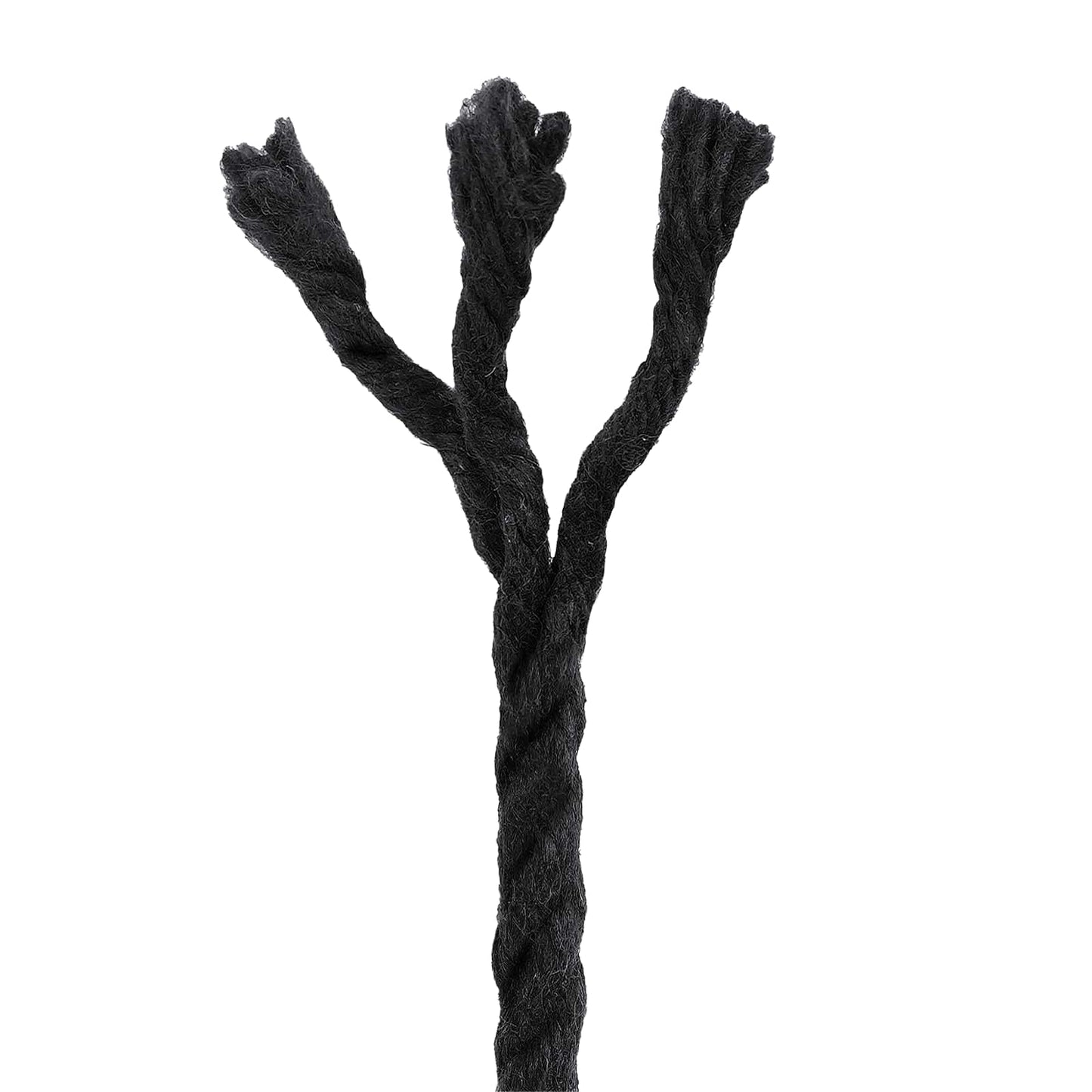 Baumwollseil 6 mm 50 m Schwarz 100% Baumwolle