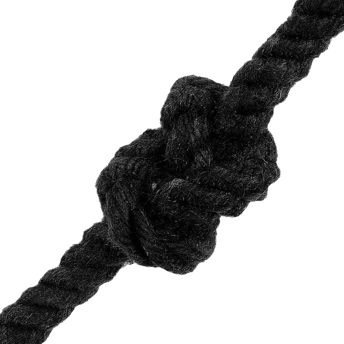 Baumwollseil 8 mm 100 m Schwarz 100% Baumwolle