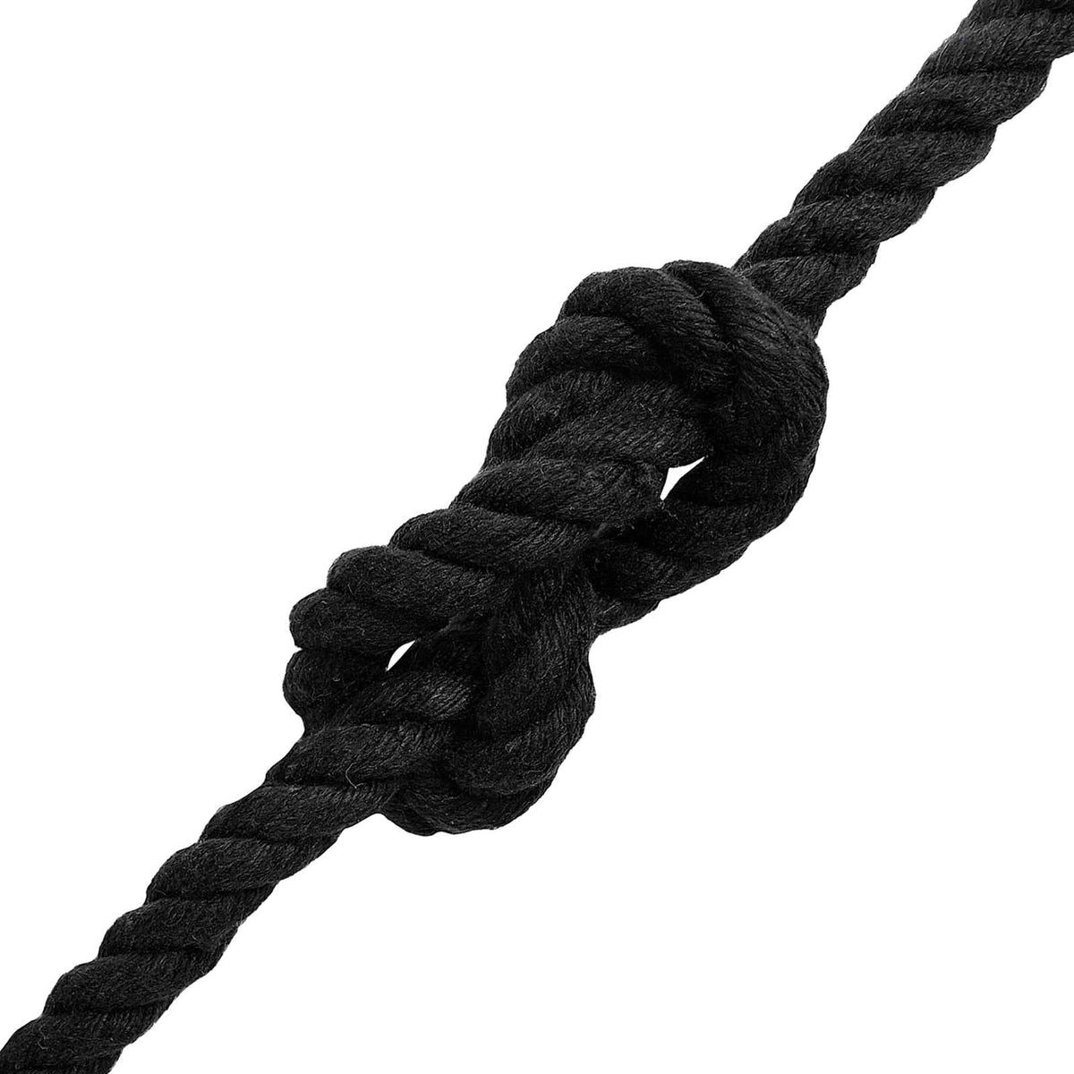 Baumwollseil 10 mm 250 m Schwarz 100% Baumwolle