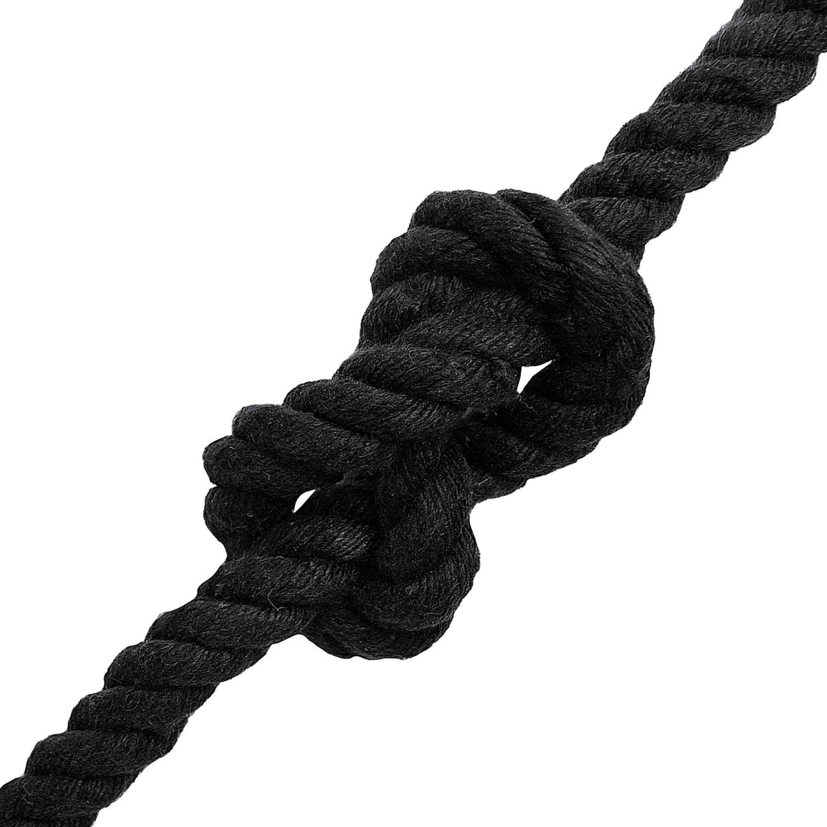 Baumwollseil 14 mm 100 m Schwarz 100% Baumwolle