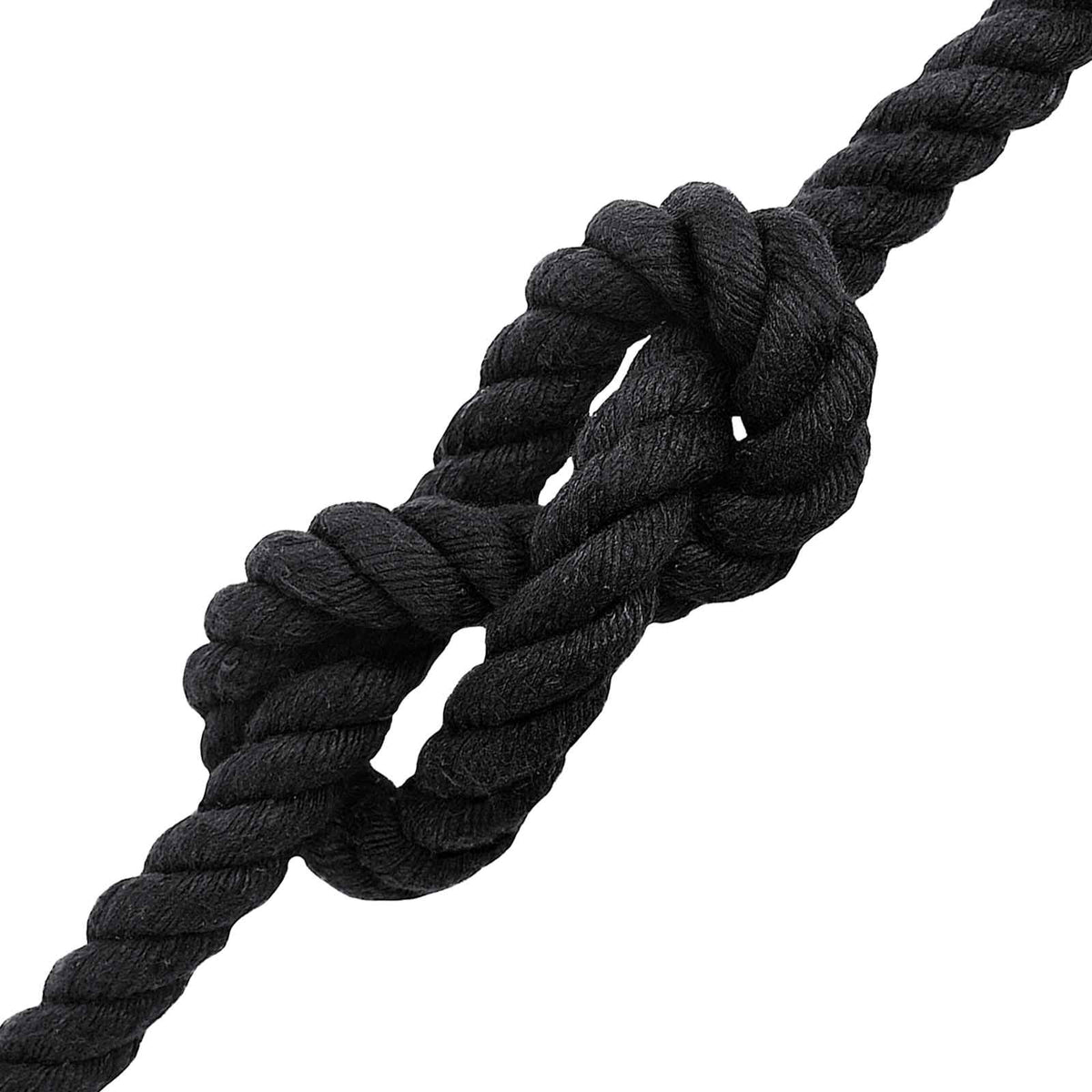 Baumwollseil 16 mm 100 m Schwarz 100% Baumwolle