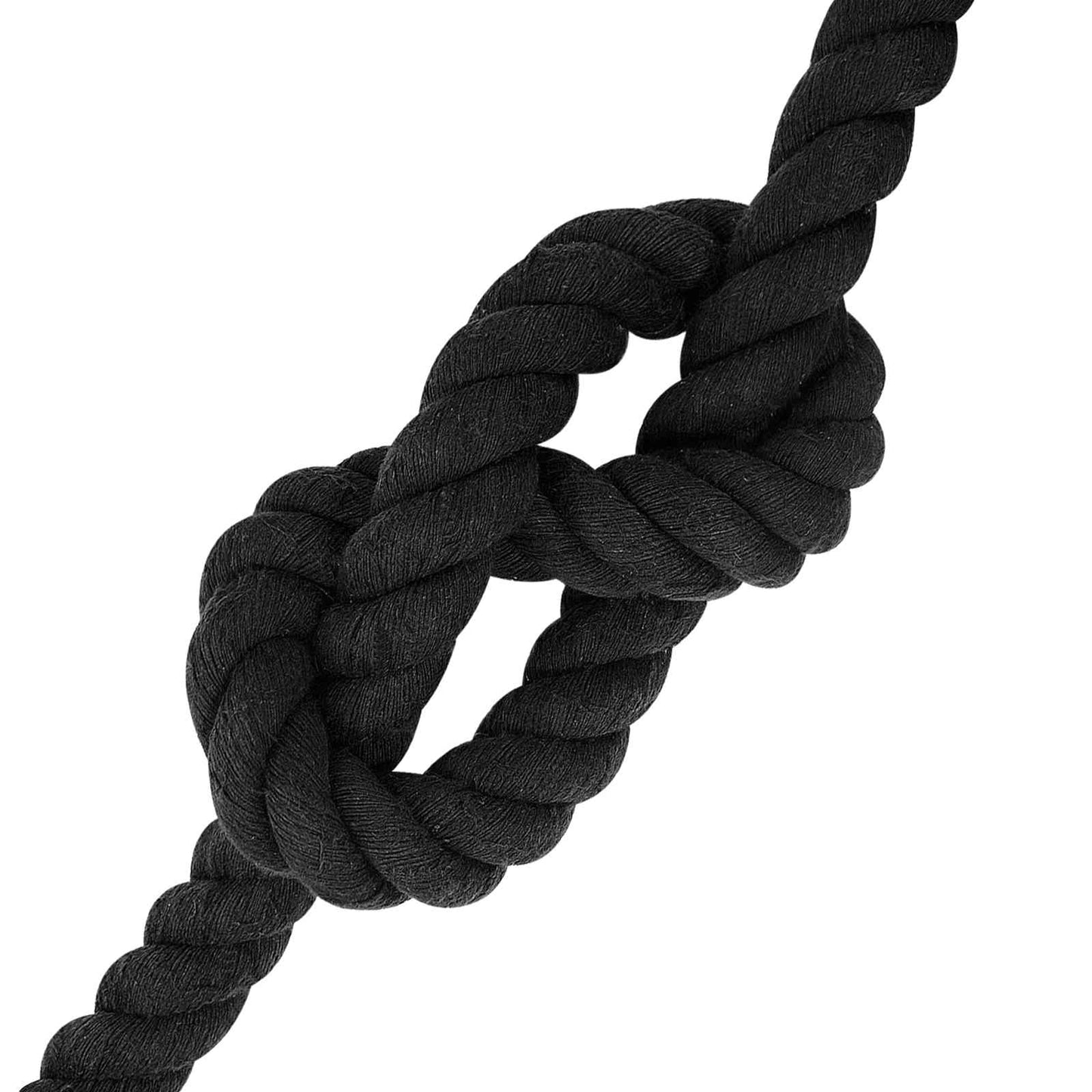Baumwollseil 30 mm 50 m Schwarz 100% Baumwolle
