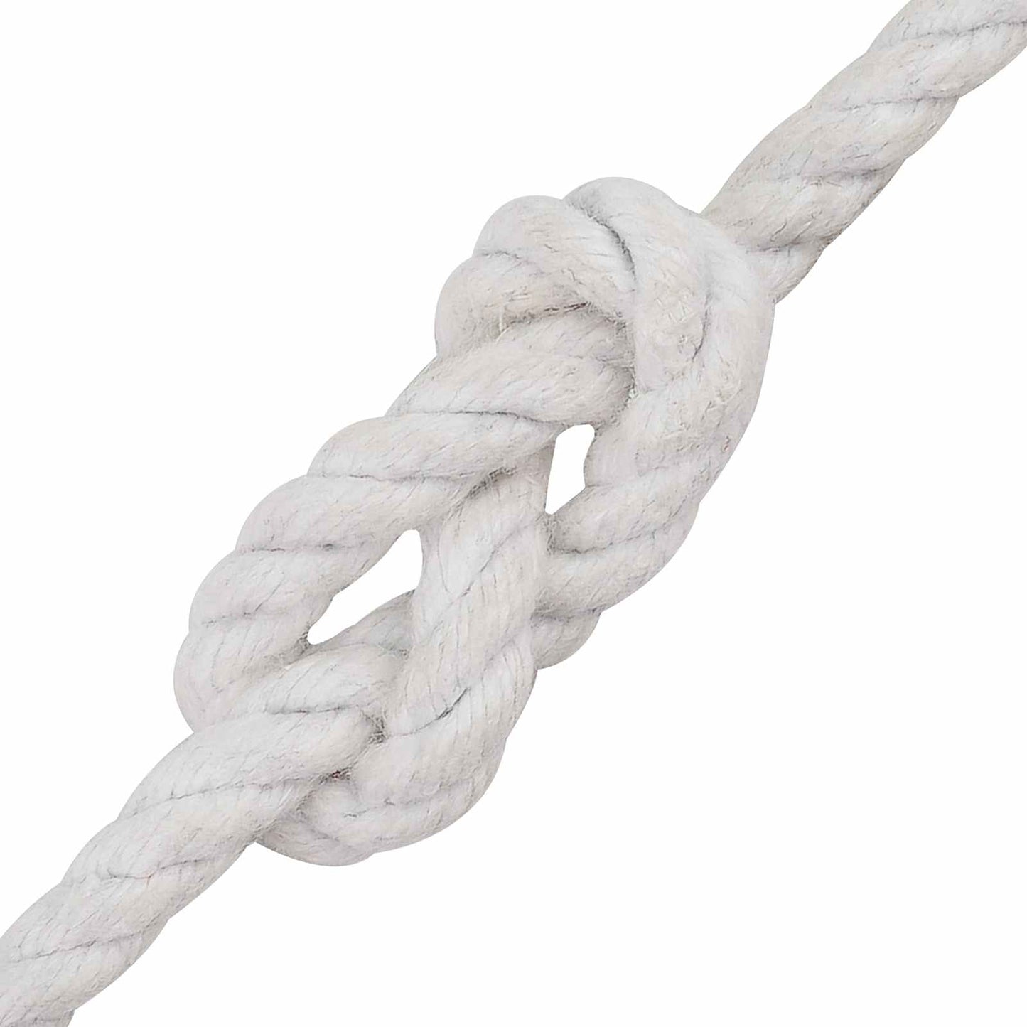 Baumwollseil 6 mm 50 m Weiß 100% Baumwolle