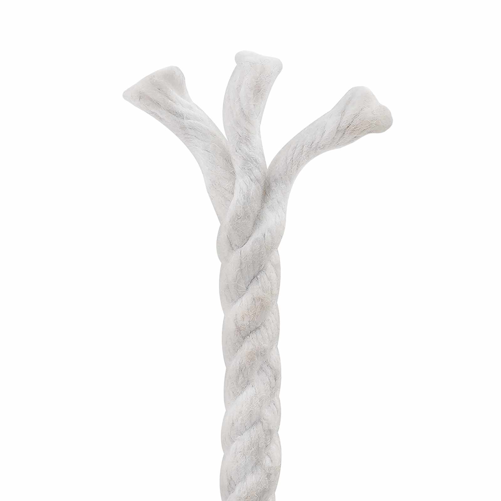 Baumwollseil 6 mm 250 m Weiß 100% Baumwolle
