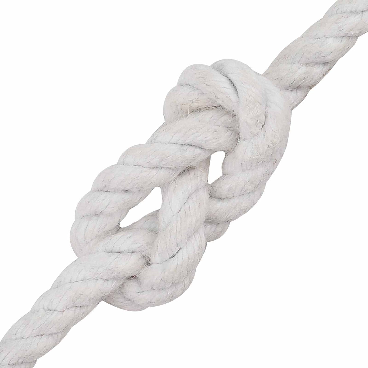 Baumwollseil 8 mm 50 m Weiß 100% Baumwolle