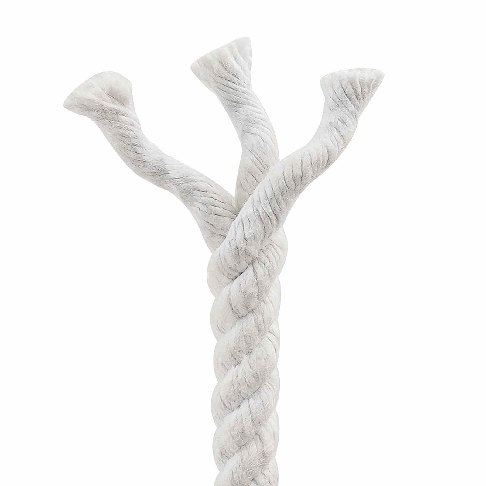 Baumwollseil 10 mm 250 m Weiß 100% Baumwolle