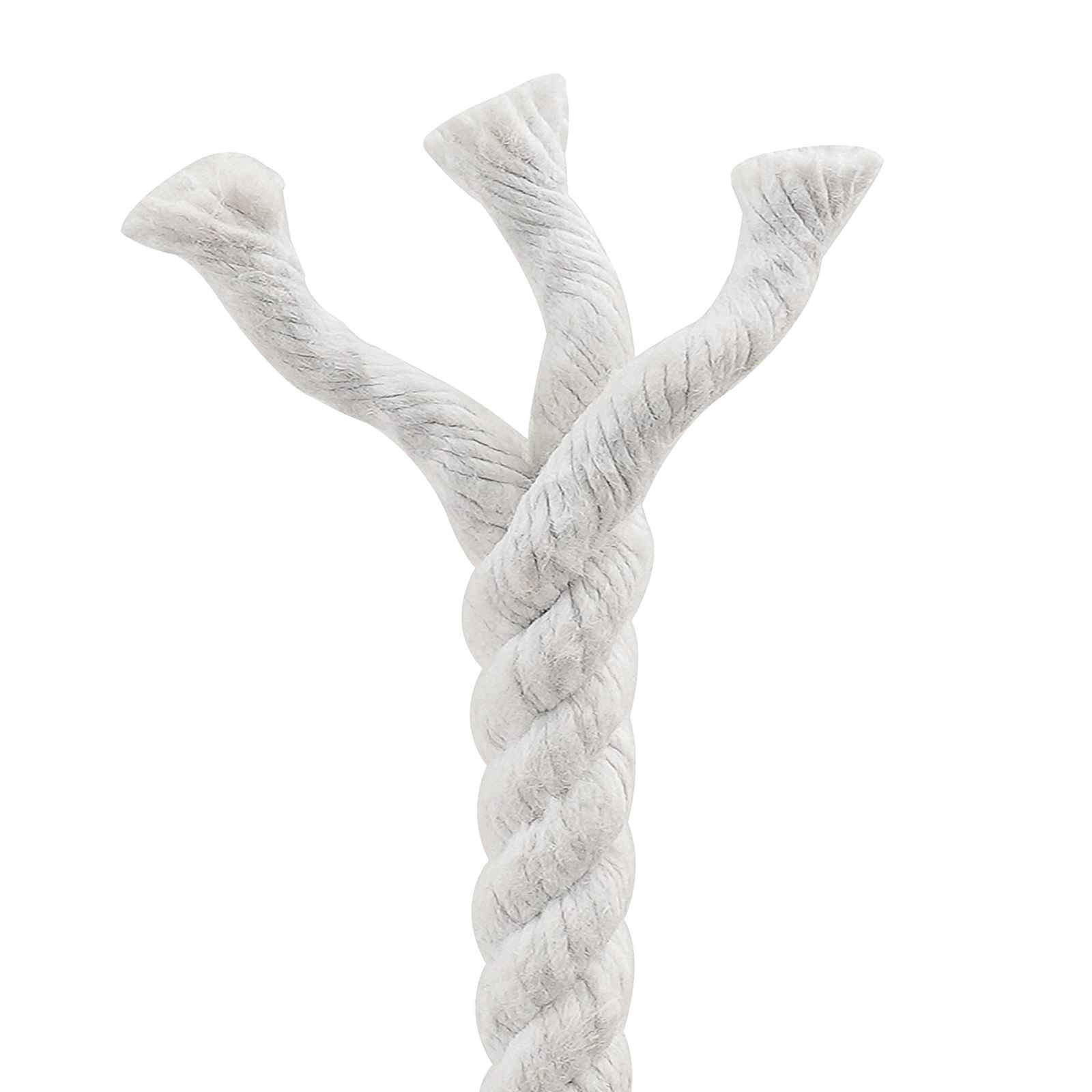 Baumwollseil 12 mm 100 m Weiß 100% Baumwolle
