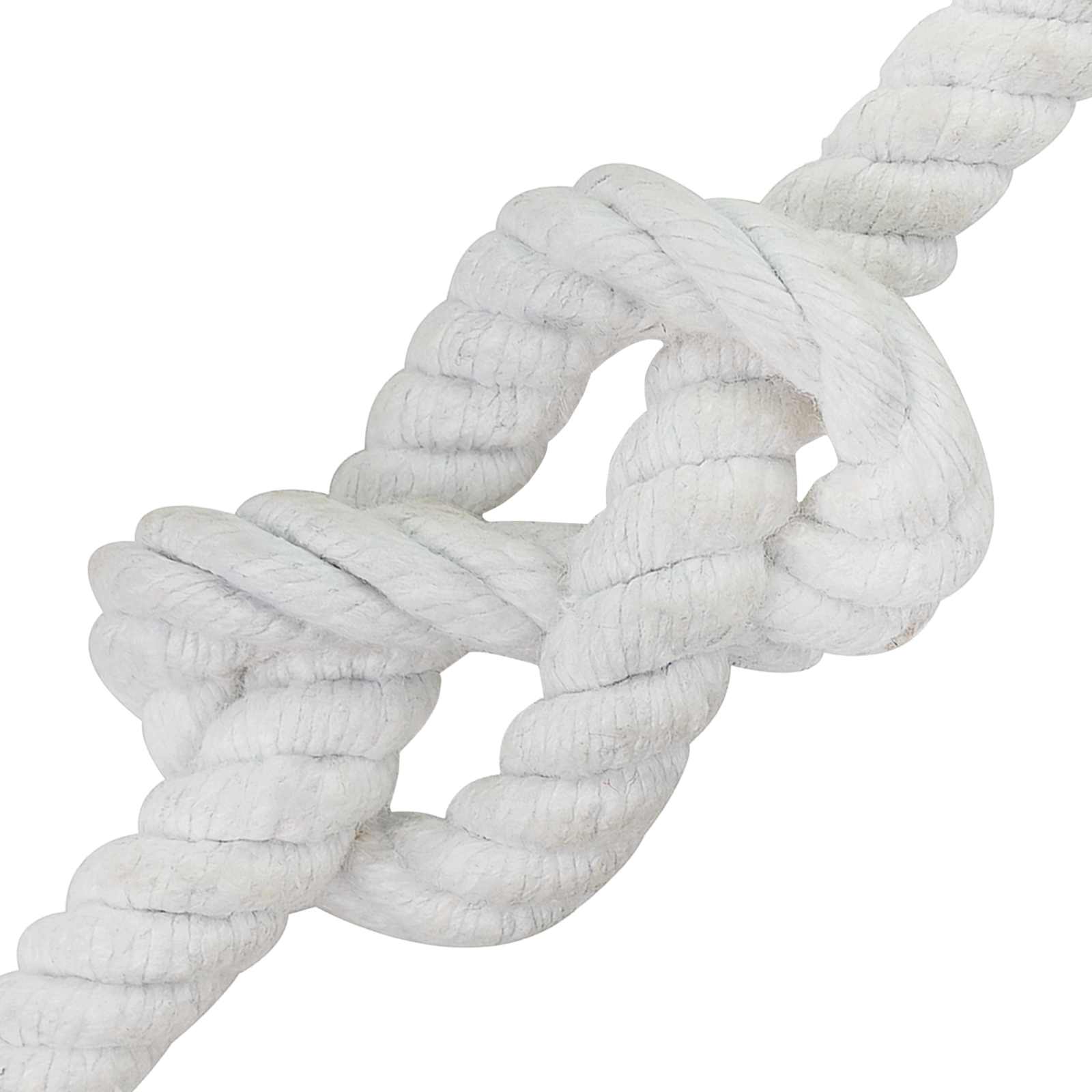 Baumwollseil 14 mm 100 m Weiß 100% Baumwolle