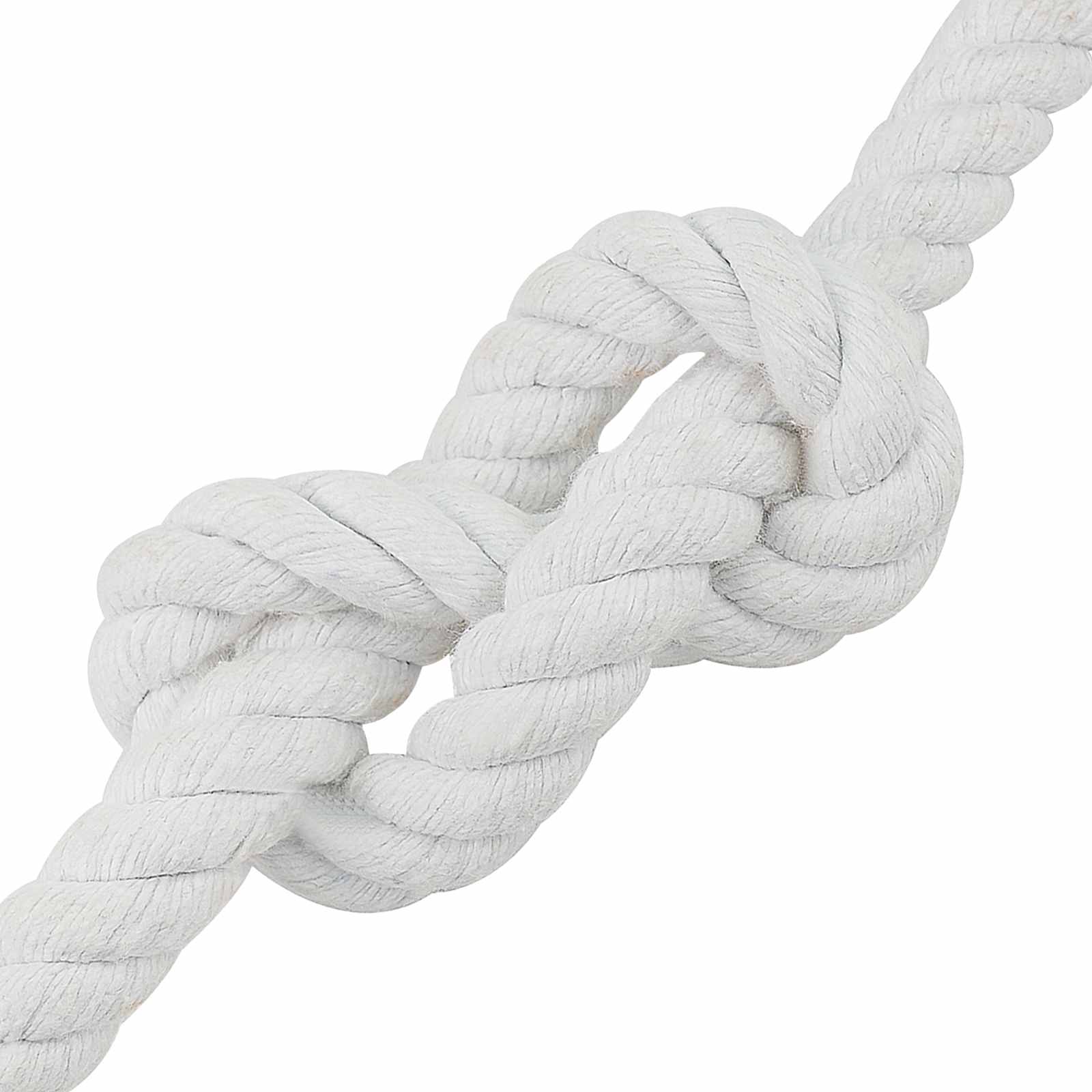 Baumwollseil 16 mm 50 m Weiß 100% Baumwolle
