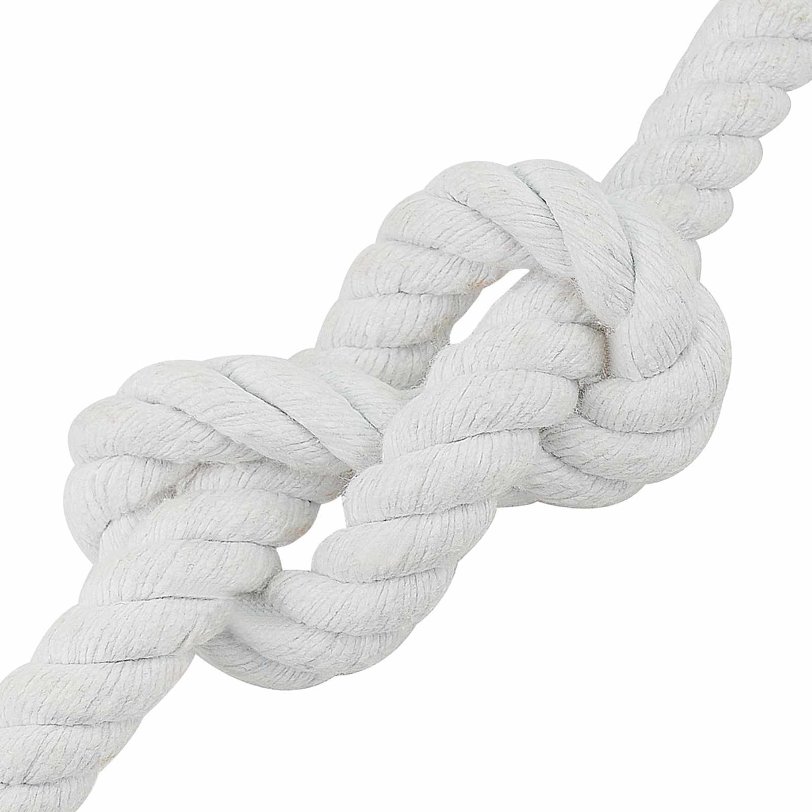 Baumwollseil 20 mm 50 m Weiß 100% Baumwolle