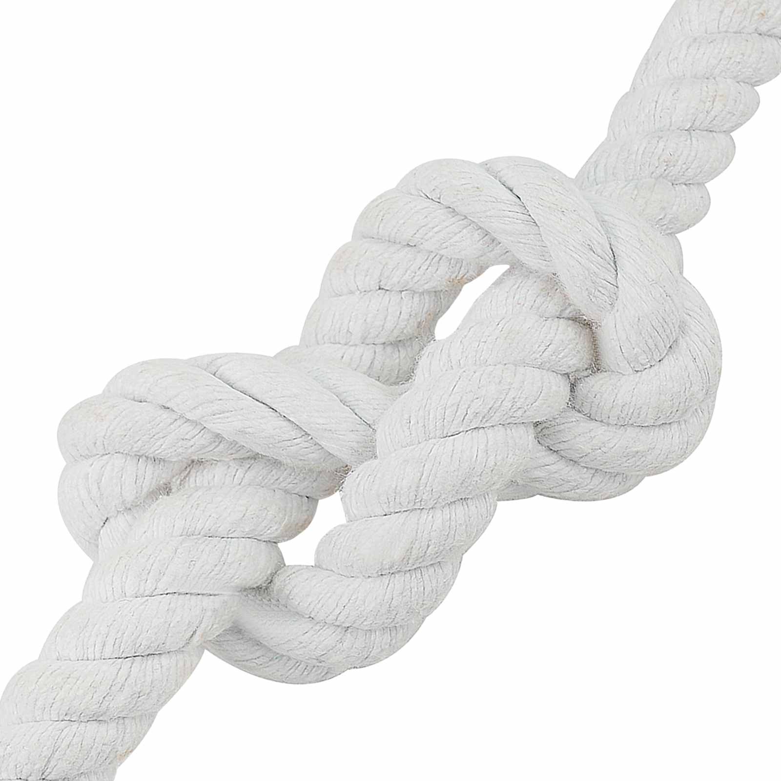Baumwollseil 24 mm 25 m Weiß 100% Baumwolle