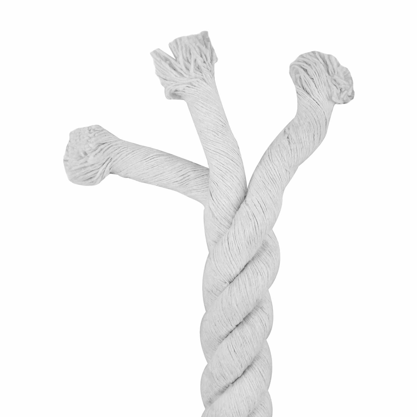 Baumwollseil 36 mm 25 m Weiß 100% Baumwolle