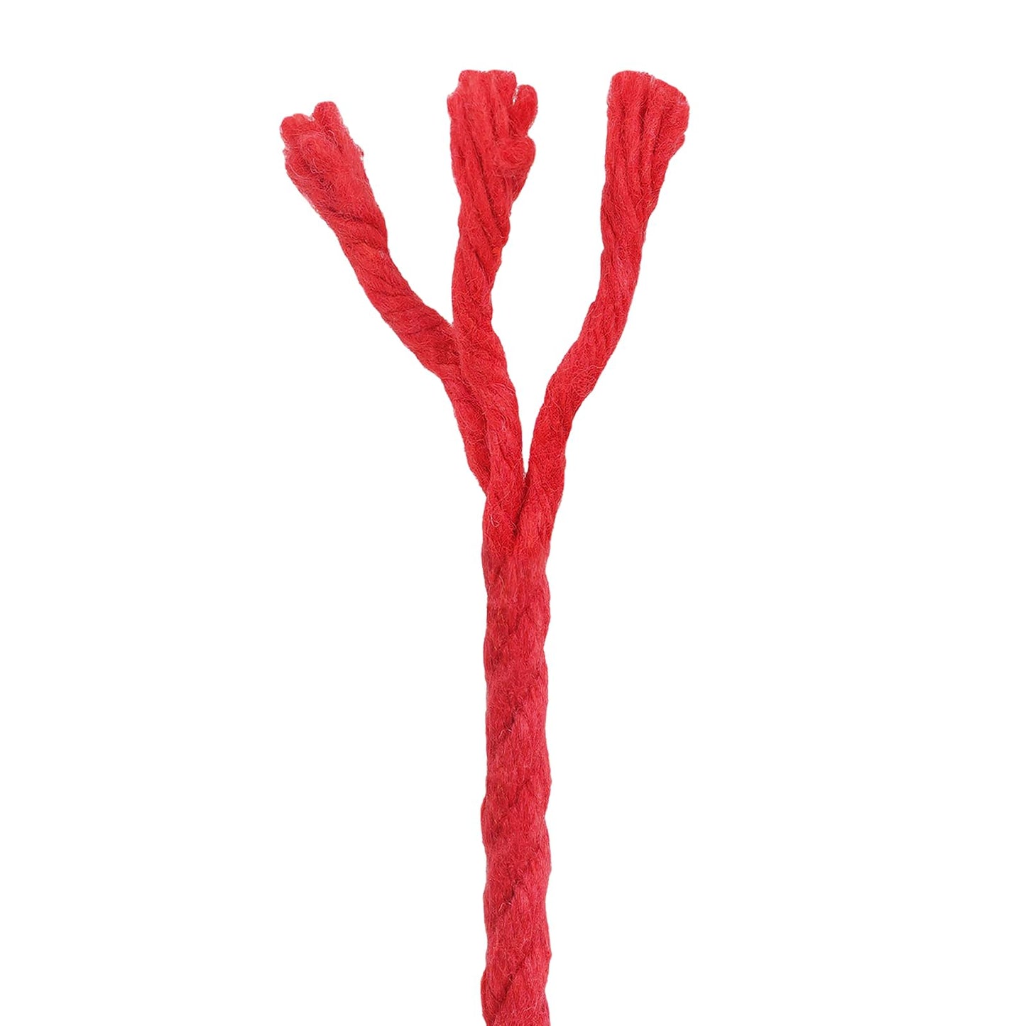 Baumwollzwirn 2 stk. 2 mm 100 m Rot 100% Baumwolle