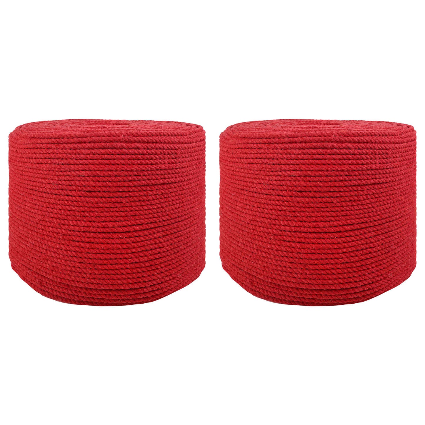 Baumwollzwirn 2 stk. 2 mm 100 m Rot 100% Baumwolle