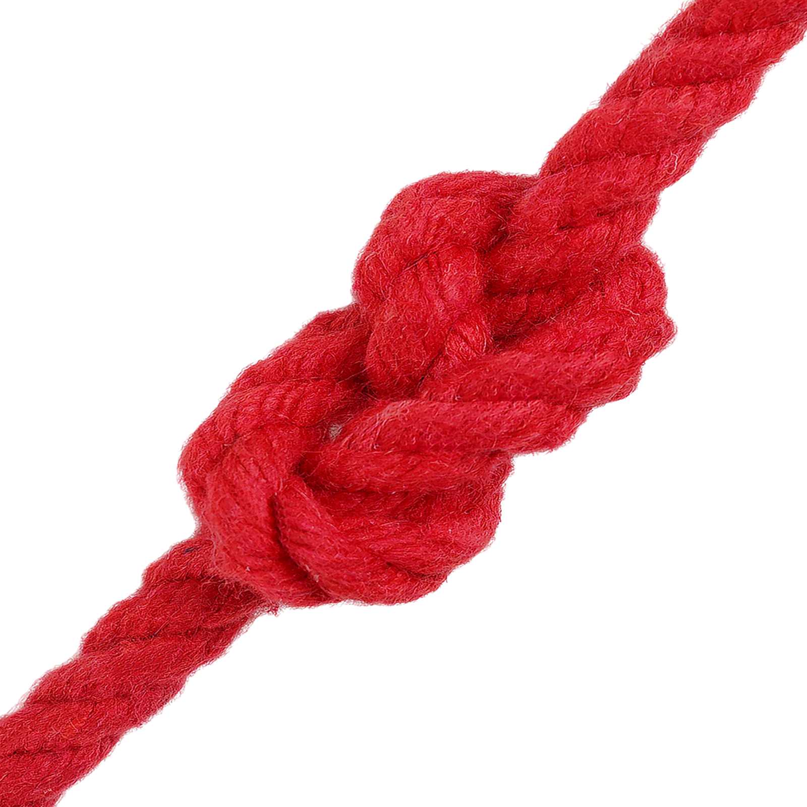 Baumwollseil 8 mm 50 m Rot 100% Baumwolle