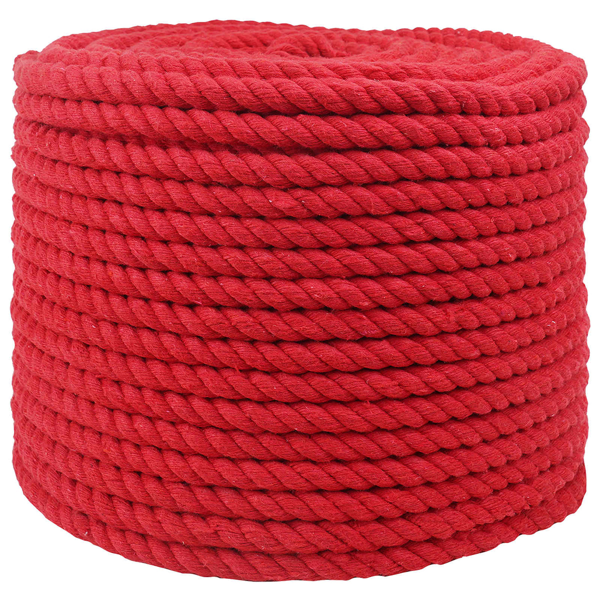 Baumwollseil 10 mm 250 m Rot 100% Baumwolle