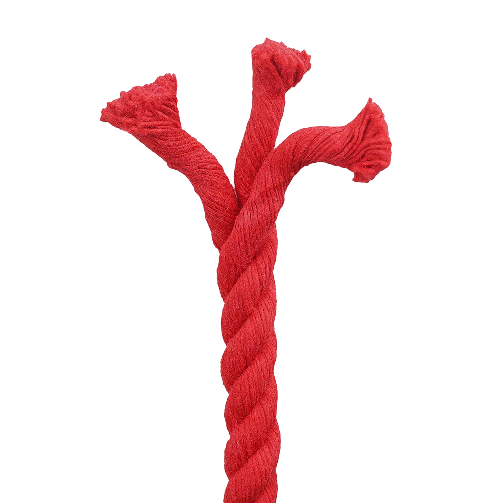 Baumwollseil 16 mm 100 m Rot 100% Baumwolle