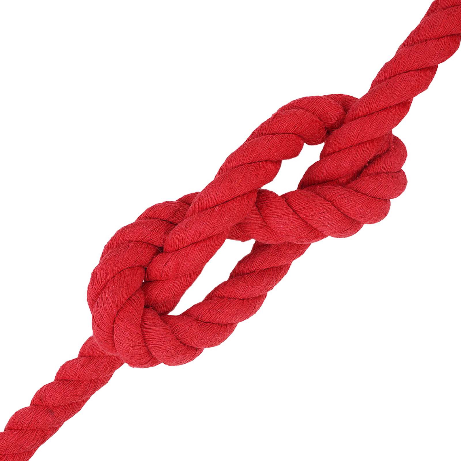 Baumwollseil 30 mm 10 m Rot 100% Baumwolle
