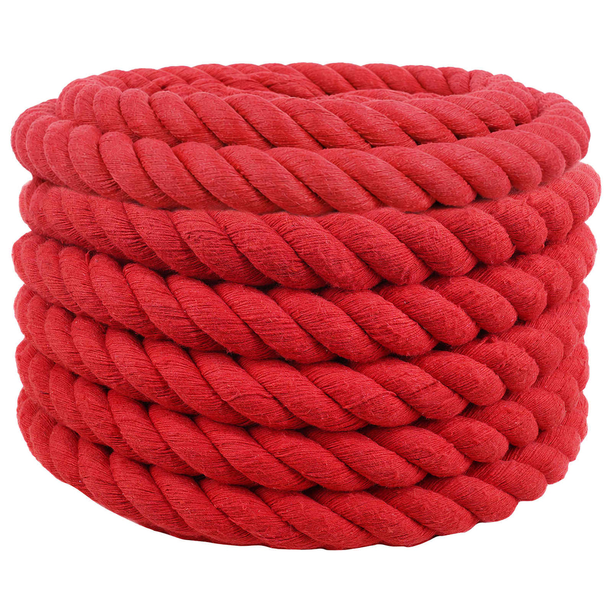 Baumwollseil 60 mm 5 m Rot 100% Baumwolle