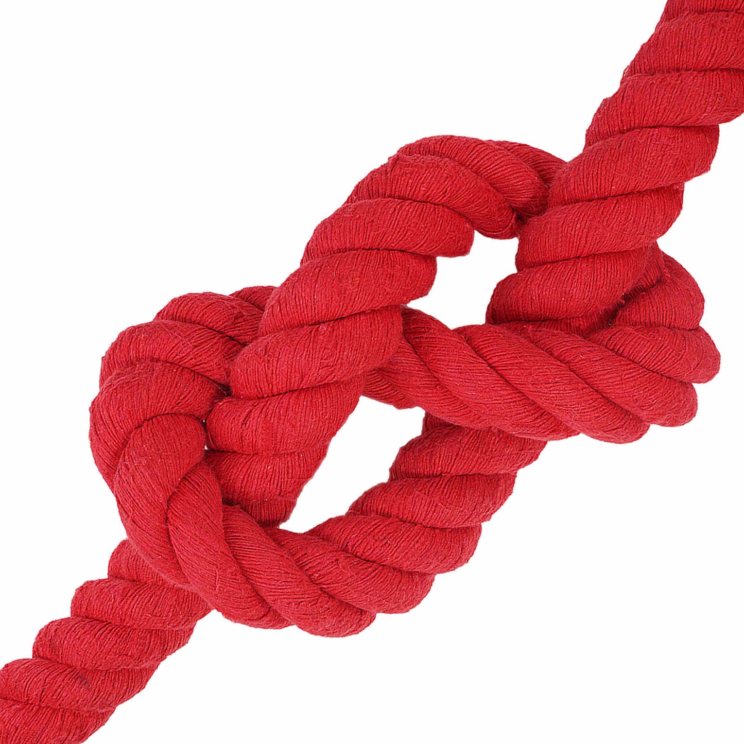 Baumwollseil 60 mm 10 m Rot 100% Baumwolle
