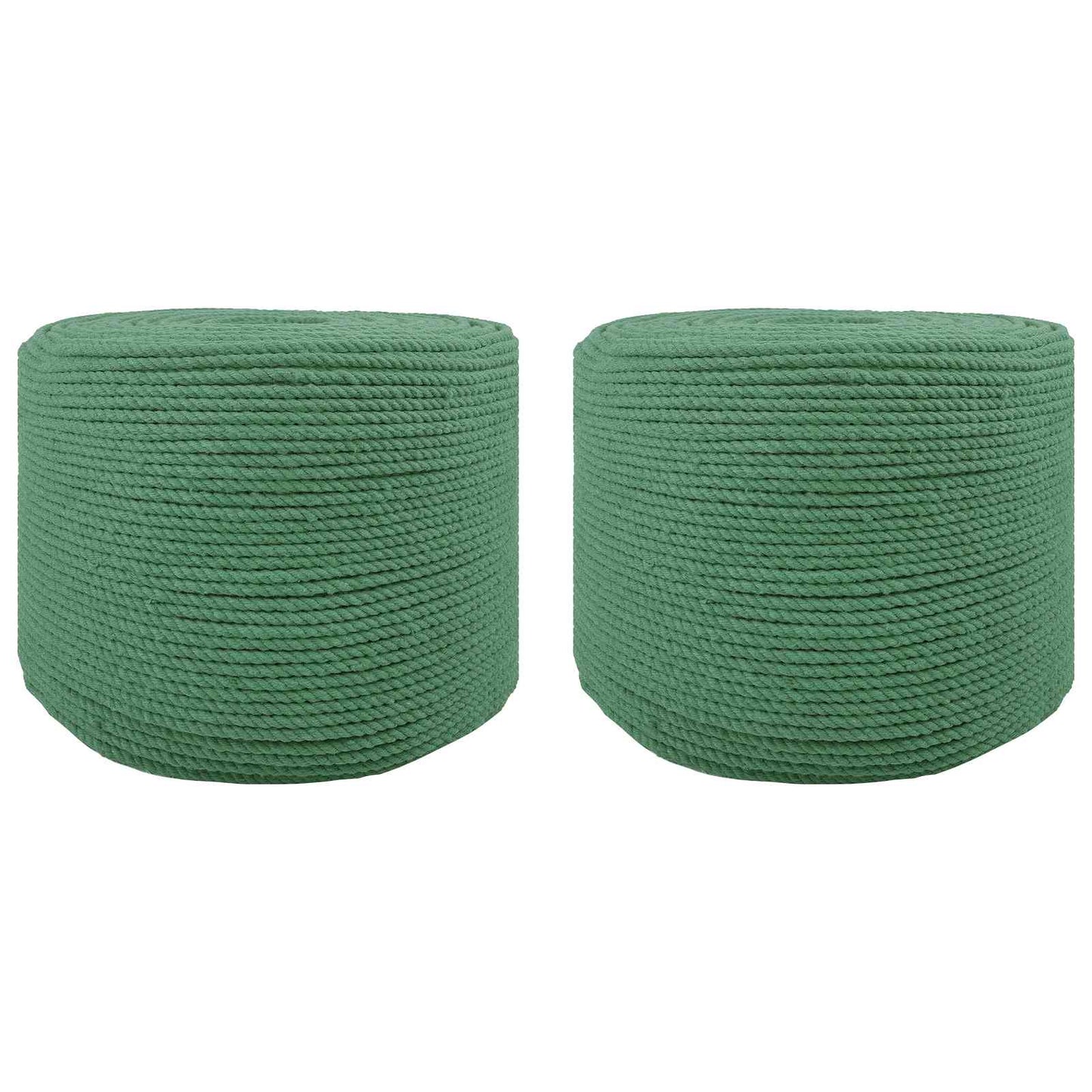 Baumwollzwirn 2 stk. 2 mm 100 m Grün 100% Baumwolle