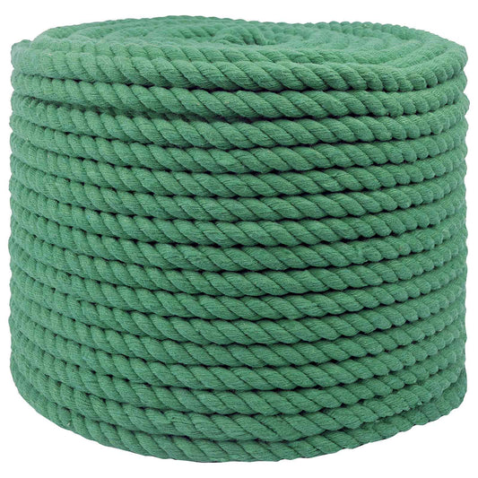 Baumwollseil 10 mm 100 m Grün 100% Baumwolle