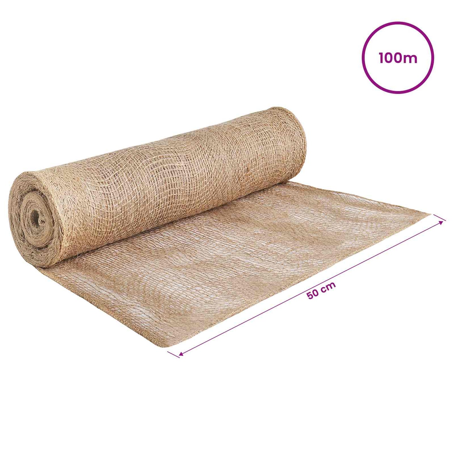 Juterolle Natur 50 x 10000 cm