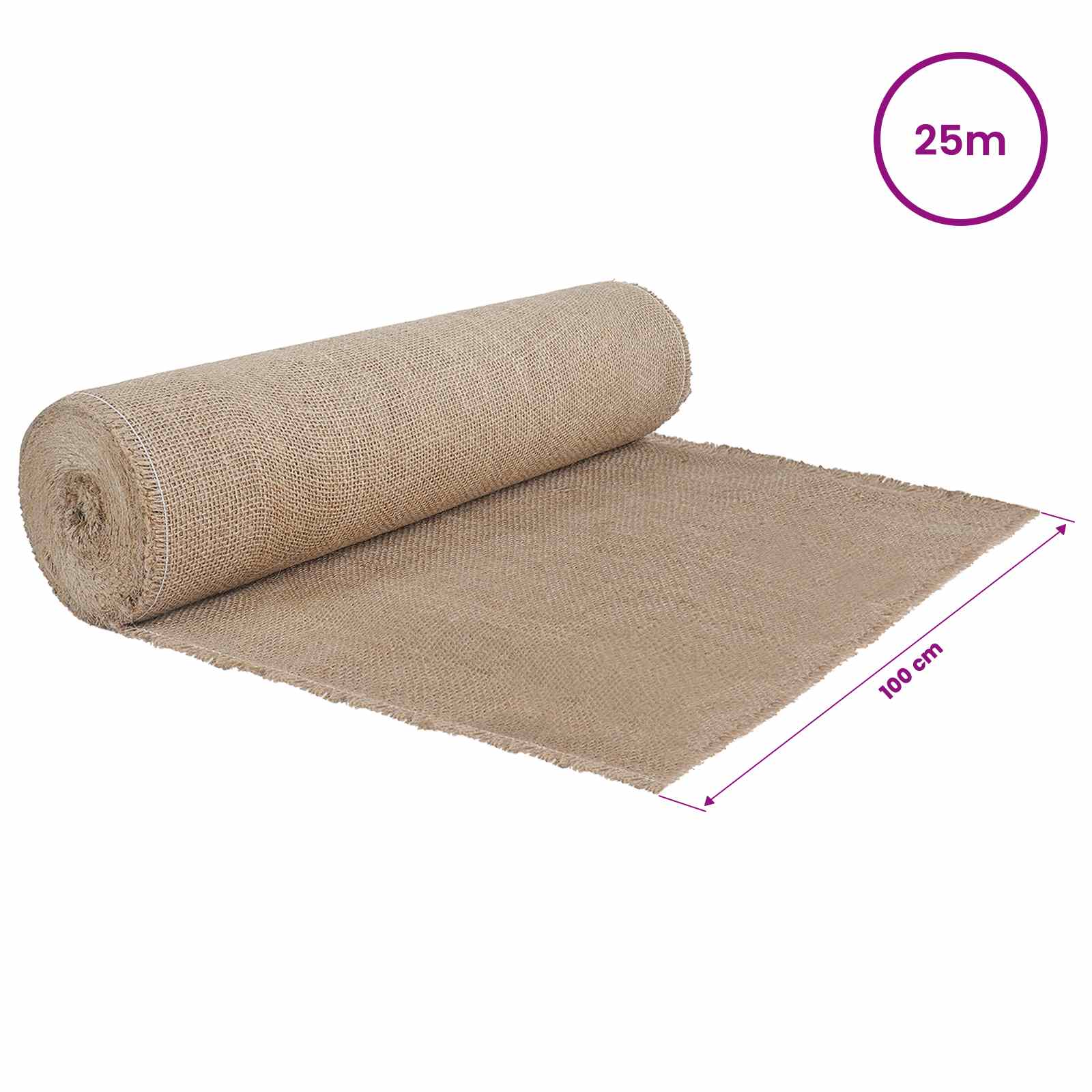 Juterolle Natur 100 x 2500 cm