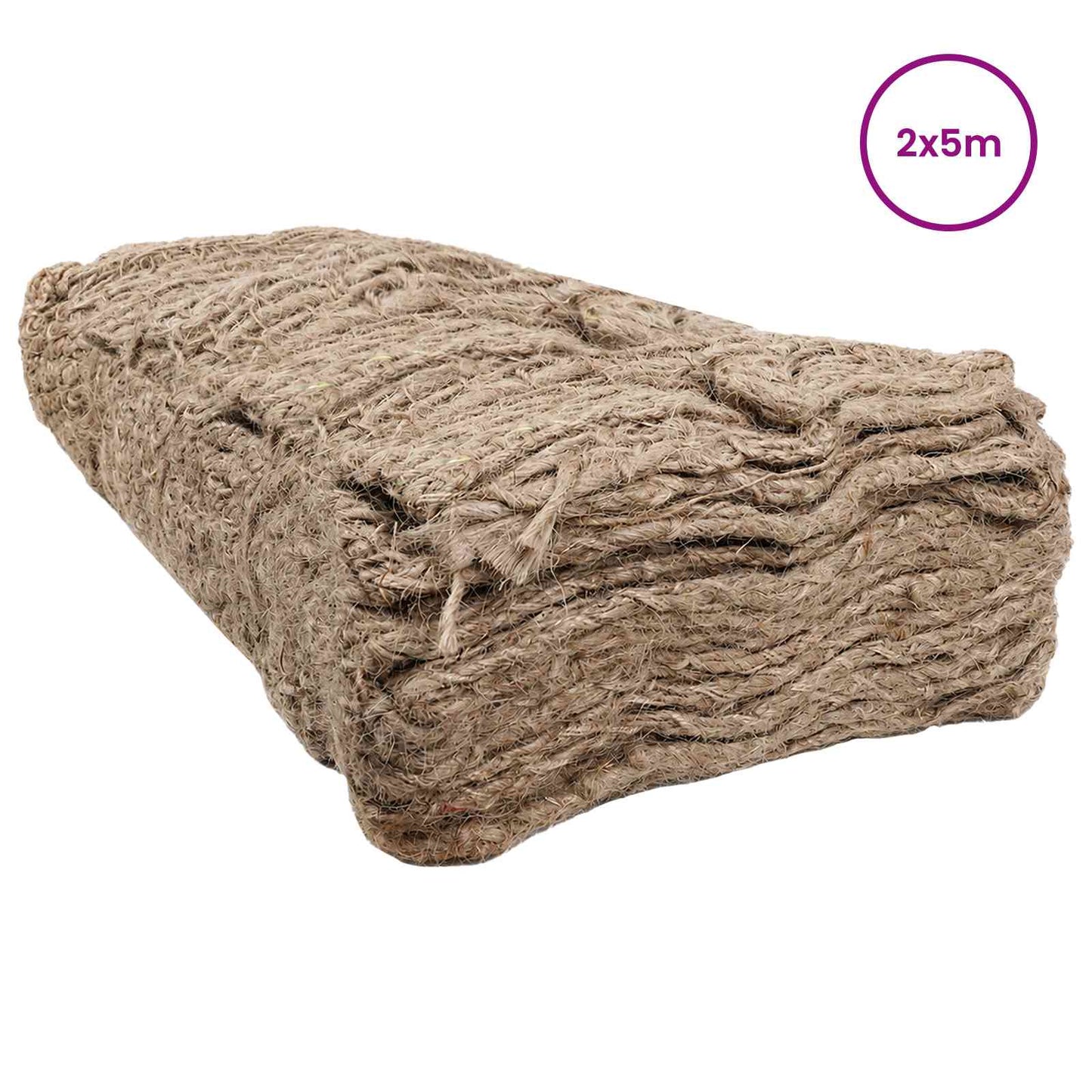 Jute Ufermatte Natur 2 x 5 m