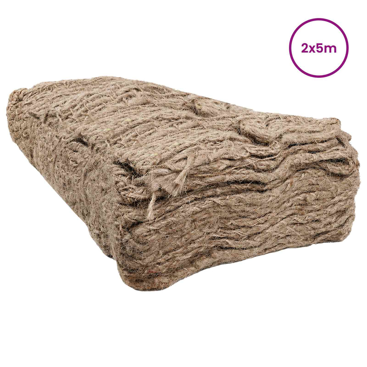 Jute Ufermatte Natur 2 x 5 m