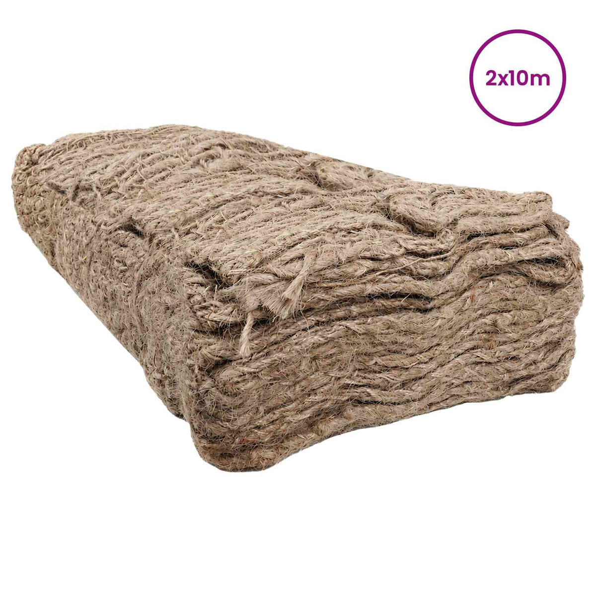 Jute Ufermatte Natur 2 x 10 m
