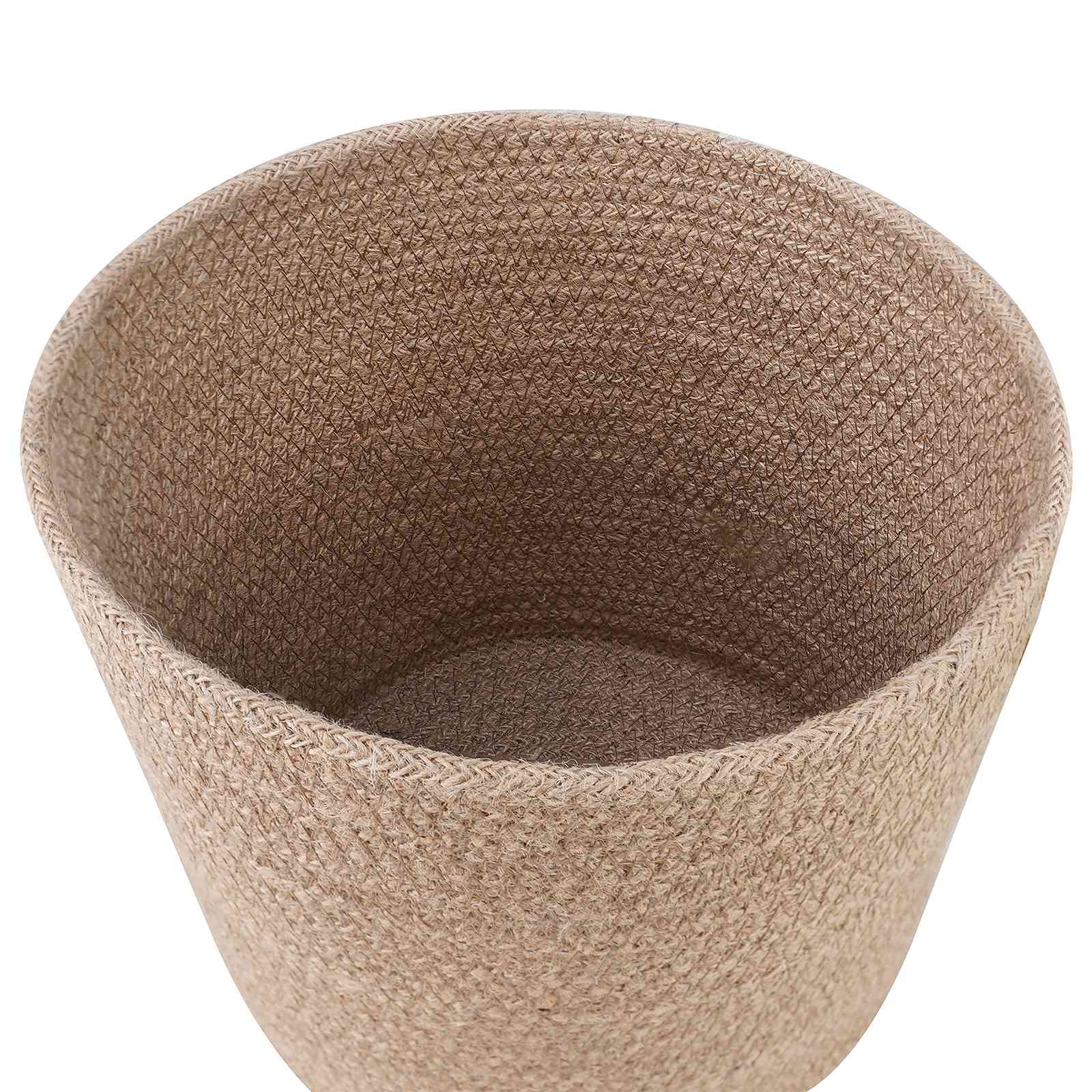 Pflanztopfsatz 2 stk. Natur Ø 21 x 21 cm 100% Tossa-Jute