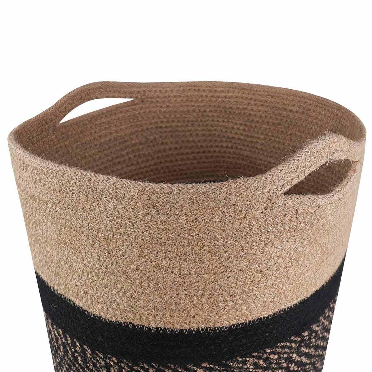 Pflanztopfsatz 2 stk. Natürlich und Schwarz Ø 28 x 28 cm