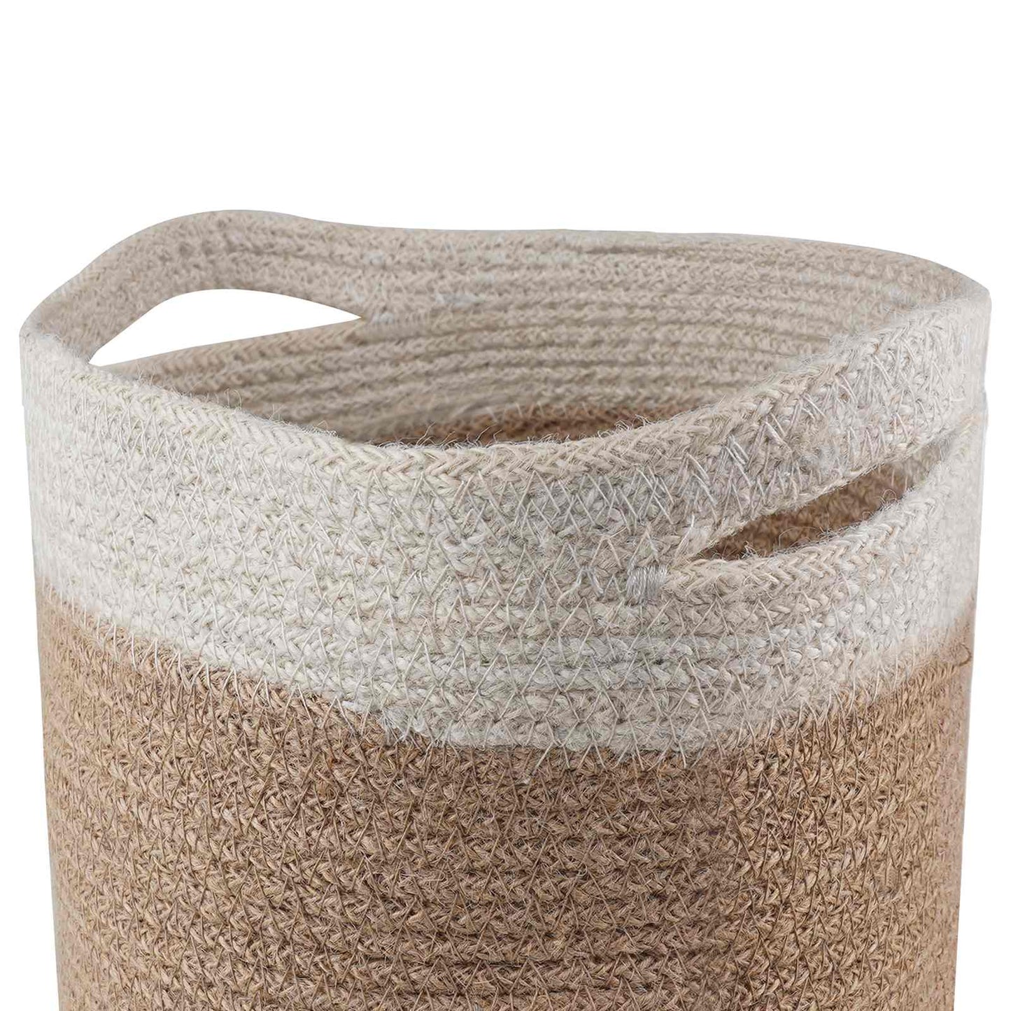 Pflanztopfsatz 2 stk. Natürlich und Weiß Ø 21 x 21 cm