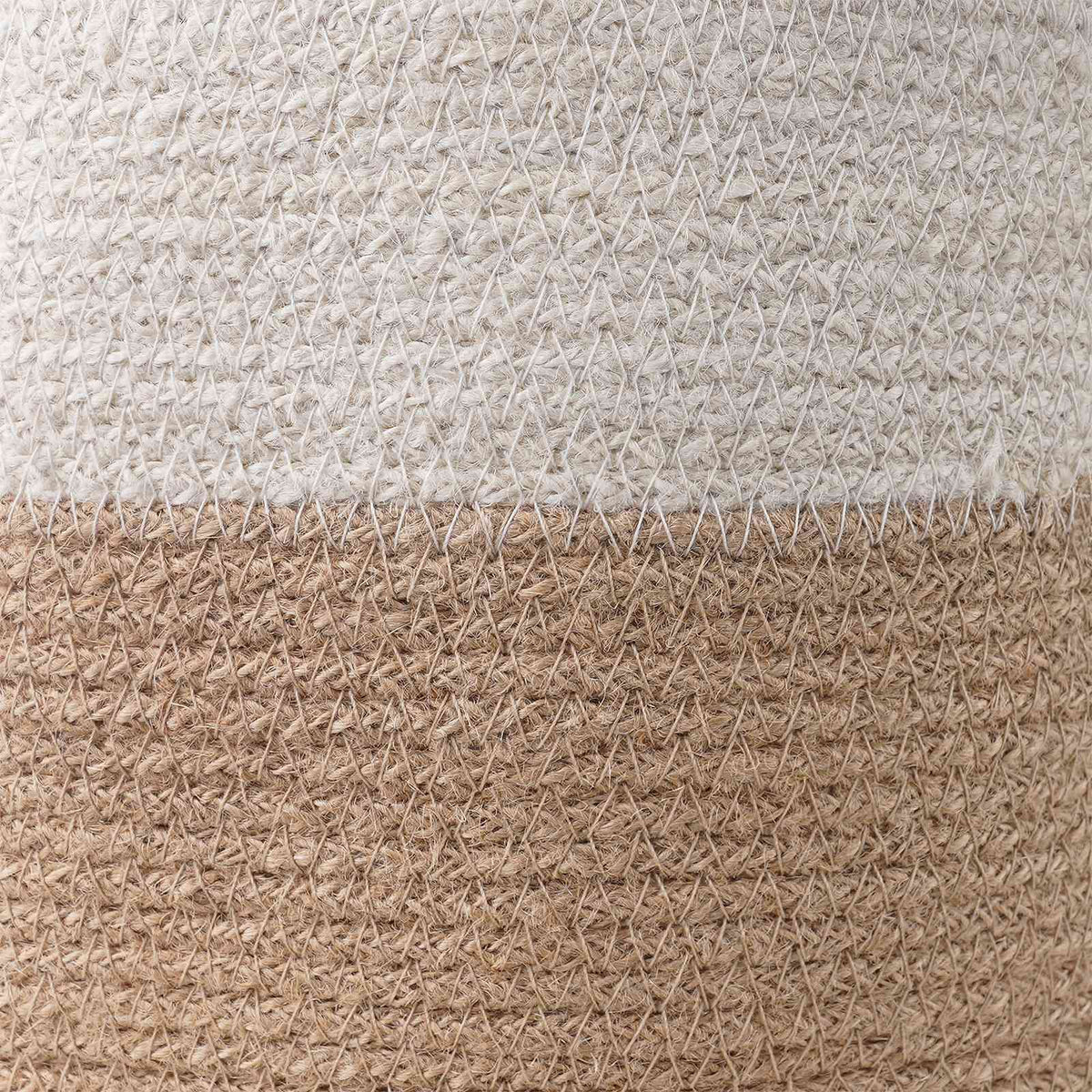 Pflanztopfsatz 2 stk. Natürlich und Weiß Ø 28 x 28 cm