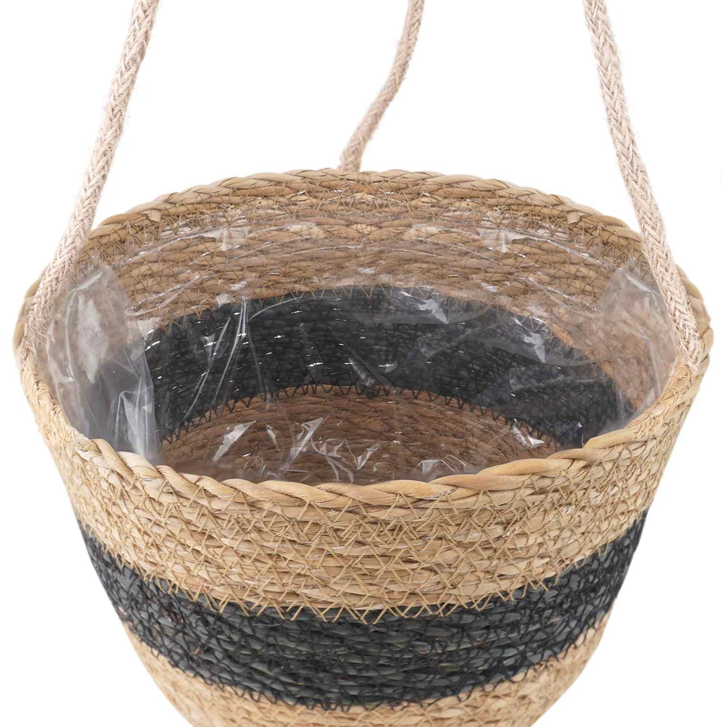 3 stk. Natürlich und Schwarz Ø26 x 19 cm 100% Seegras