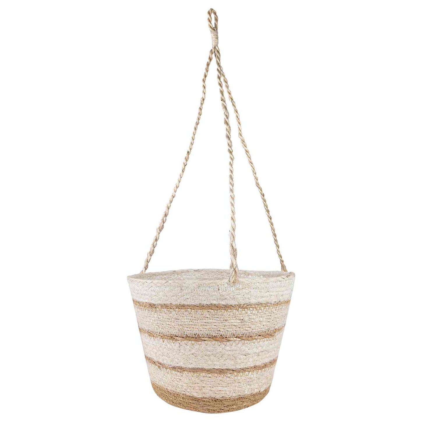 3 Stk. Natürlich, Weiß und Beige Ø26 x 19 cm 100% Seegras