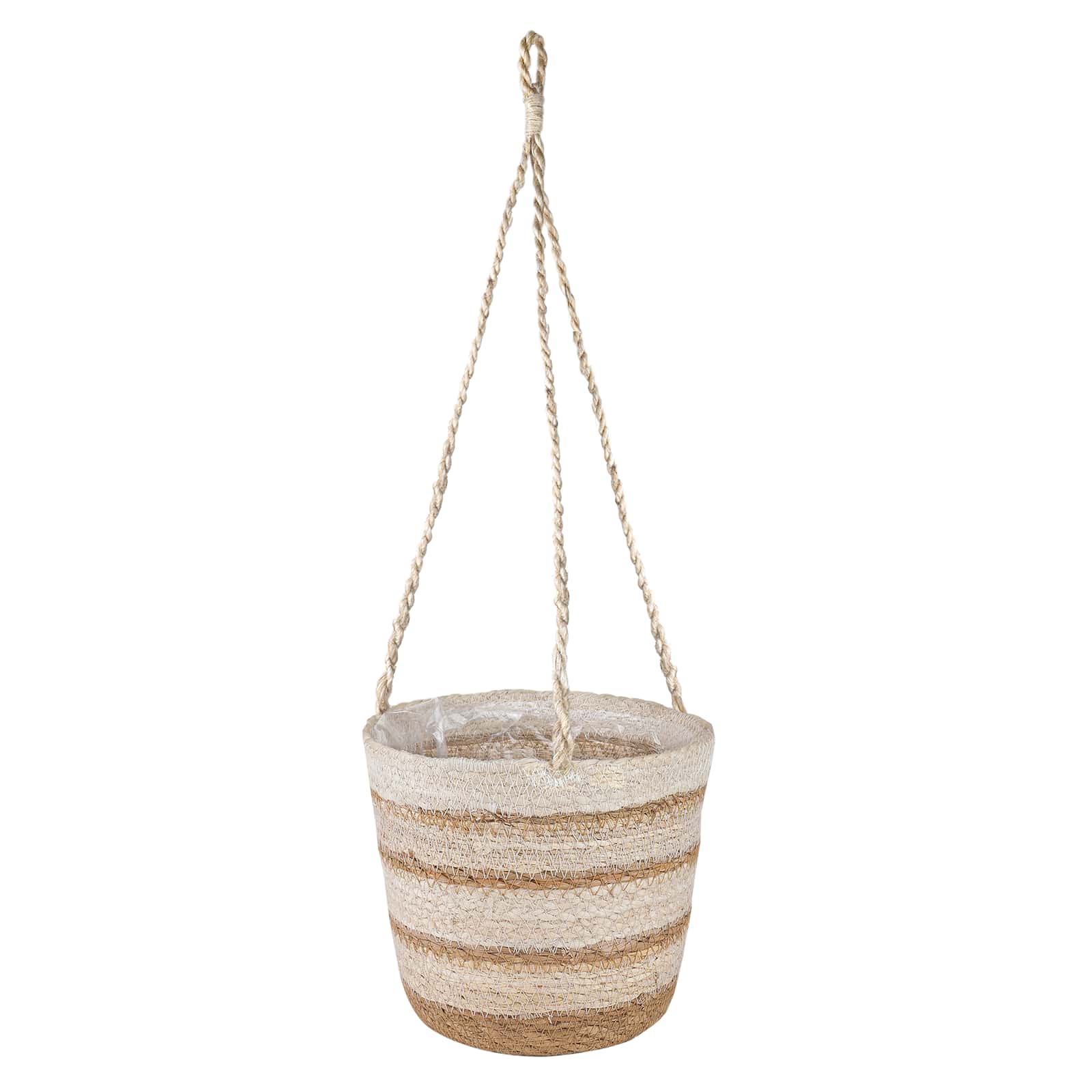 3 Stk. Natürlich, Weiß und Beige Ø26 x 19 cm 100% Seegras