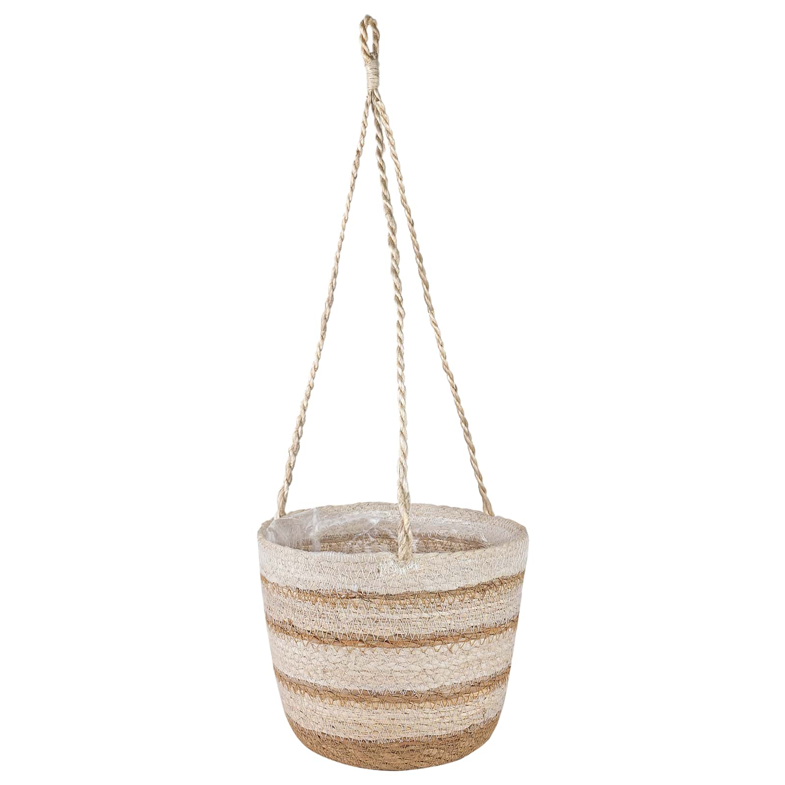 3 Stk. Natürlich, Weiß und Beige Ø26 x 19 cm 100% Seegras
