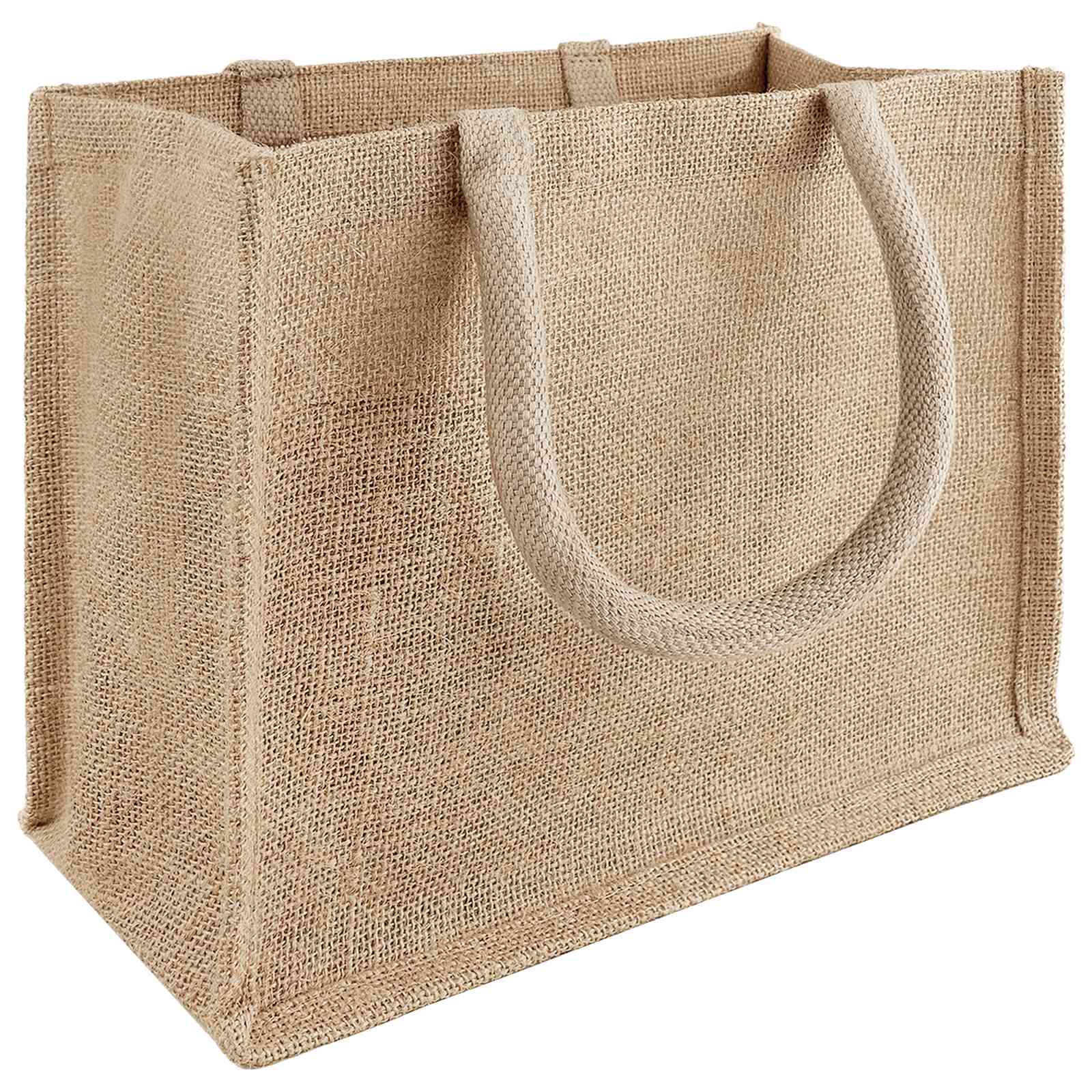 Jute-Handtaschen 10 Natur 26 x 22 x 14 cm 100% Tossa-Jute