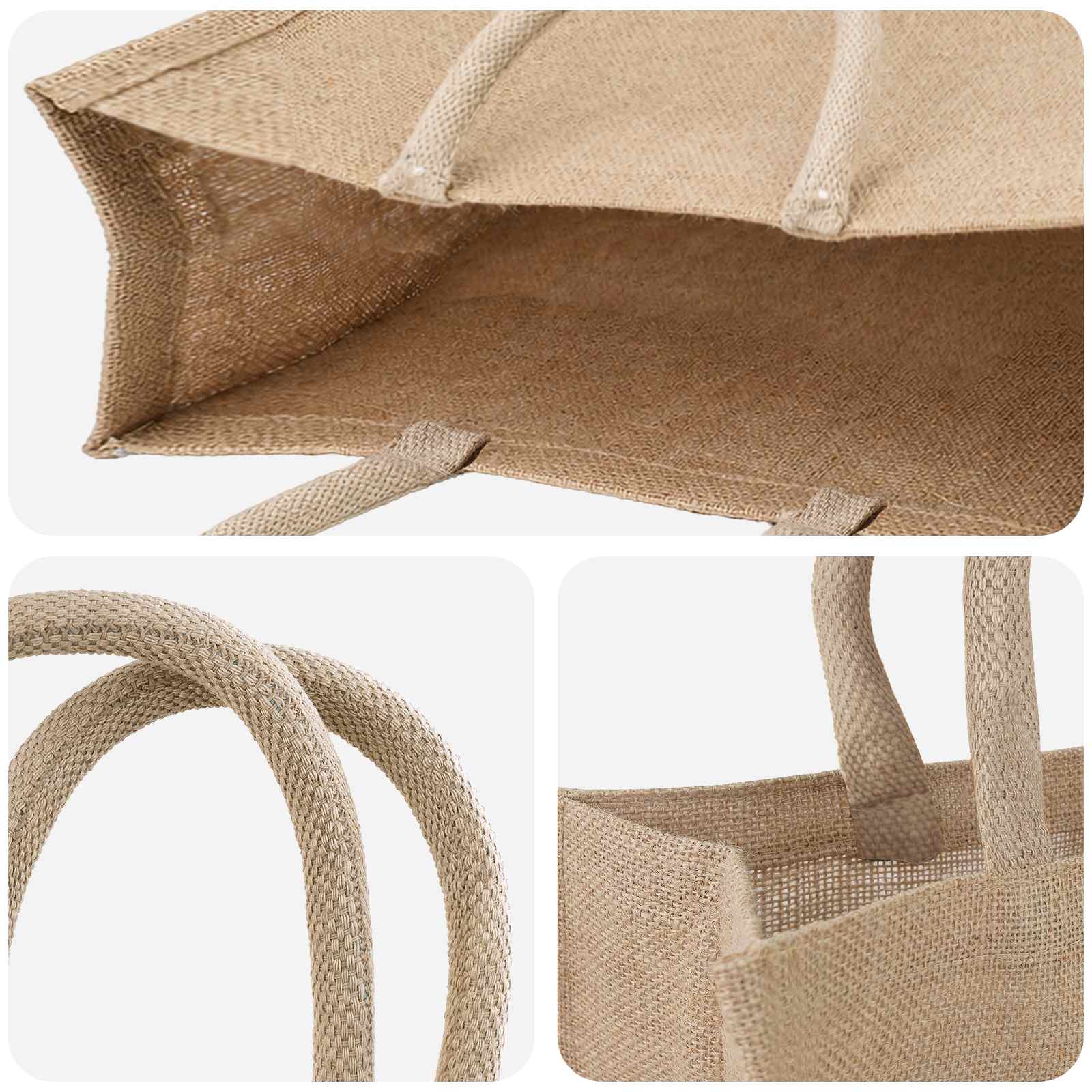 Jute-Handtaschen 5 Natur 42 x 33 x 19 cm 100% Tossa-Jute